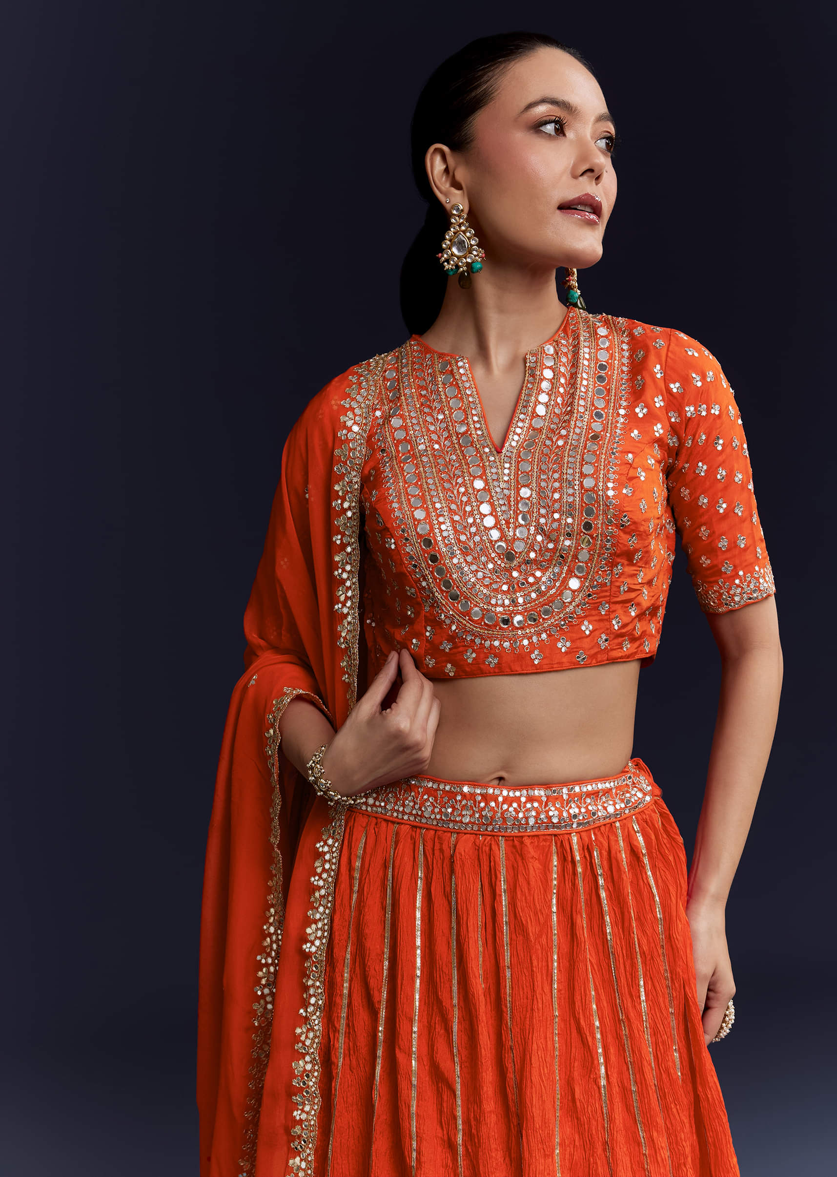 orange-silk-bridesmaid-lehenga-set-with-gota-lace-work-sg360574-5.jpg