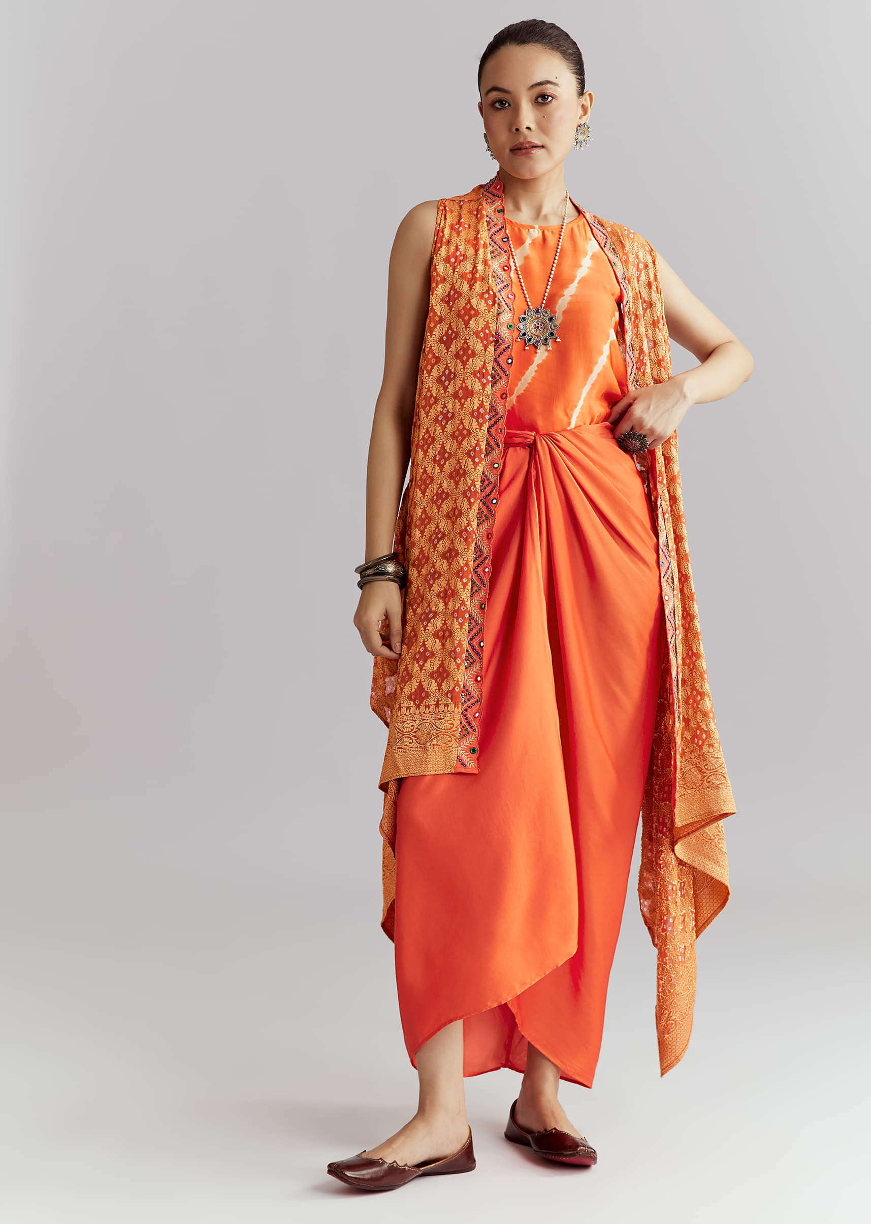 orange-silk-crop-top-and-wrap-skirt-set-with-bandhani-print-sg358480-3.jpg