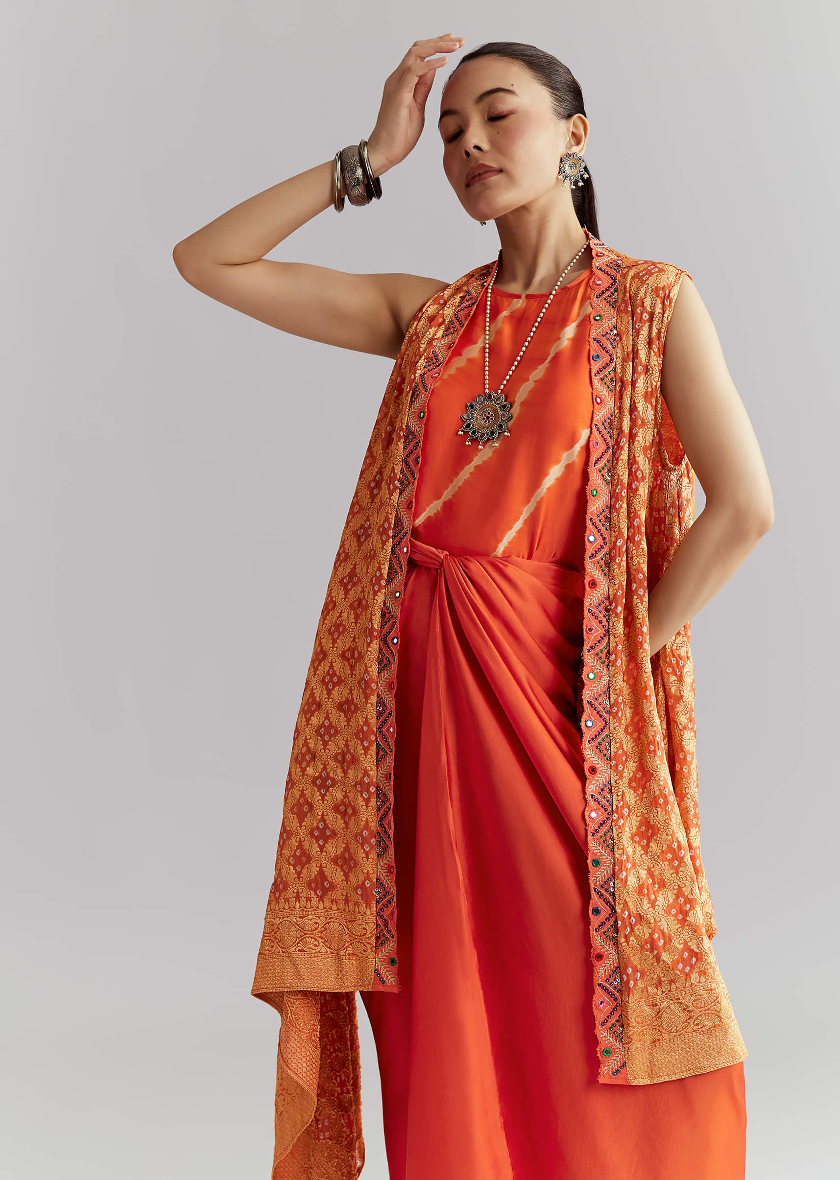 orange-silk-crop-top-and-wrap-skirt-set-with-bandhani-print-sg358480-4.jpg