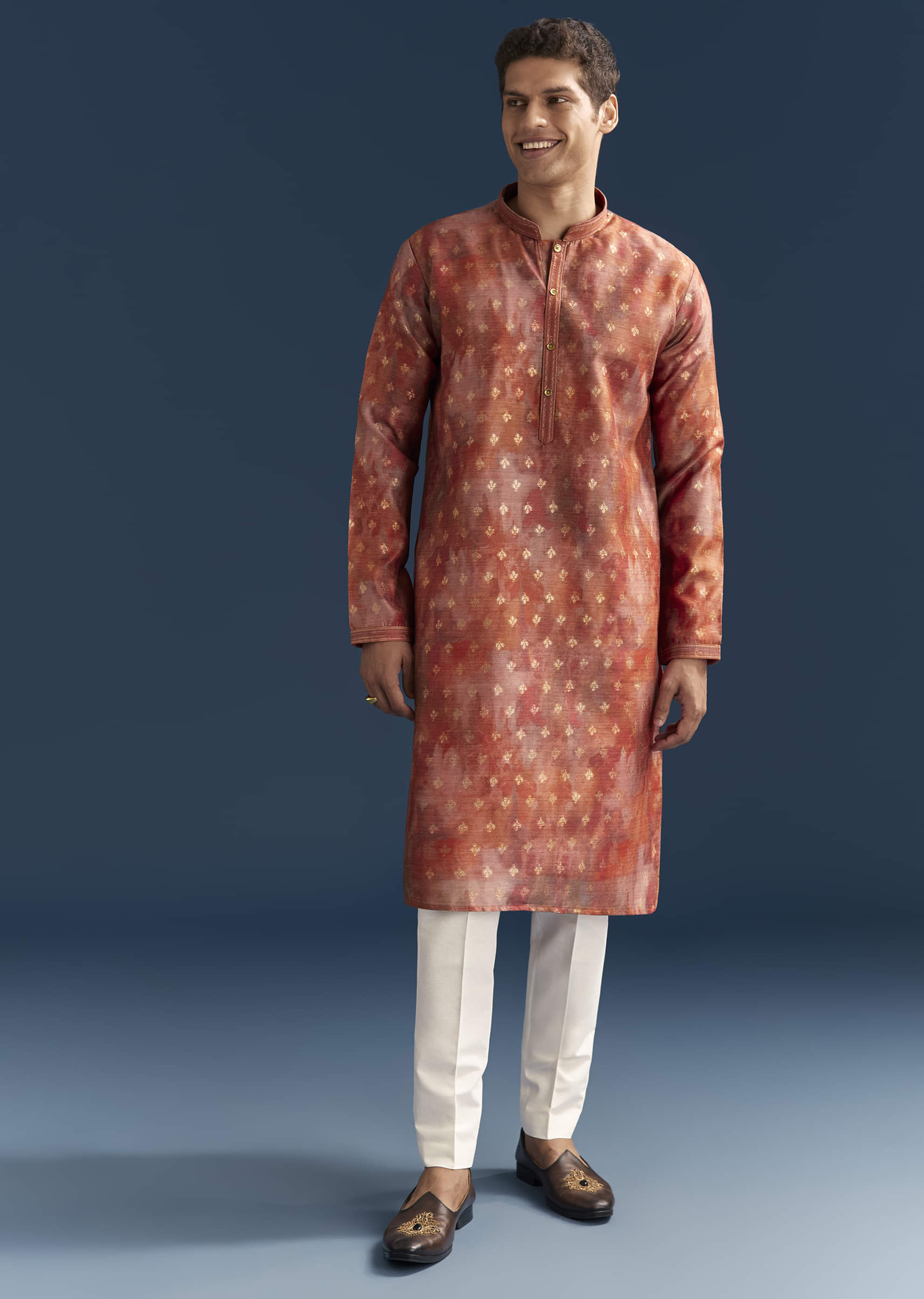 orange-silk-kurta-set-for-men-with-abstract-and-foil-print-sg330022-1.jpg