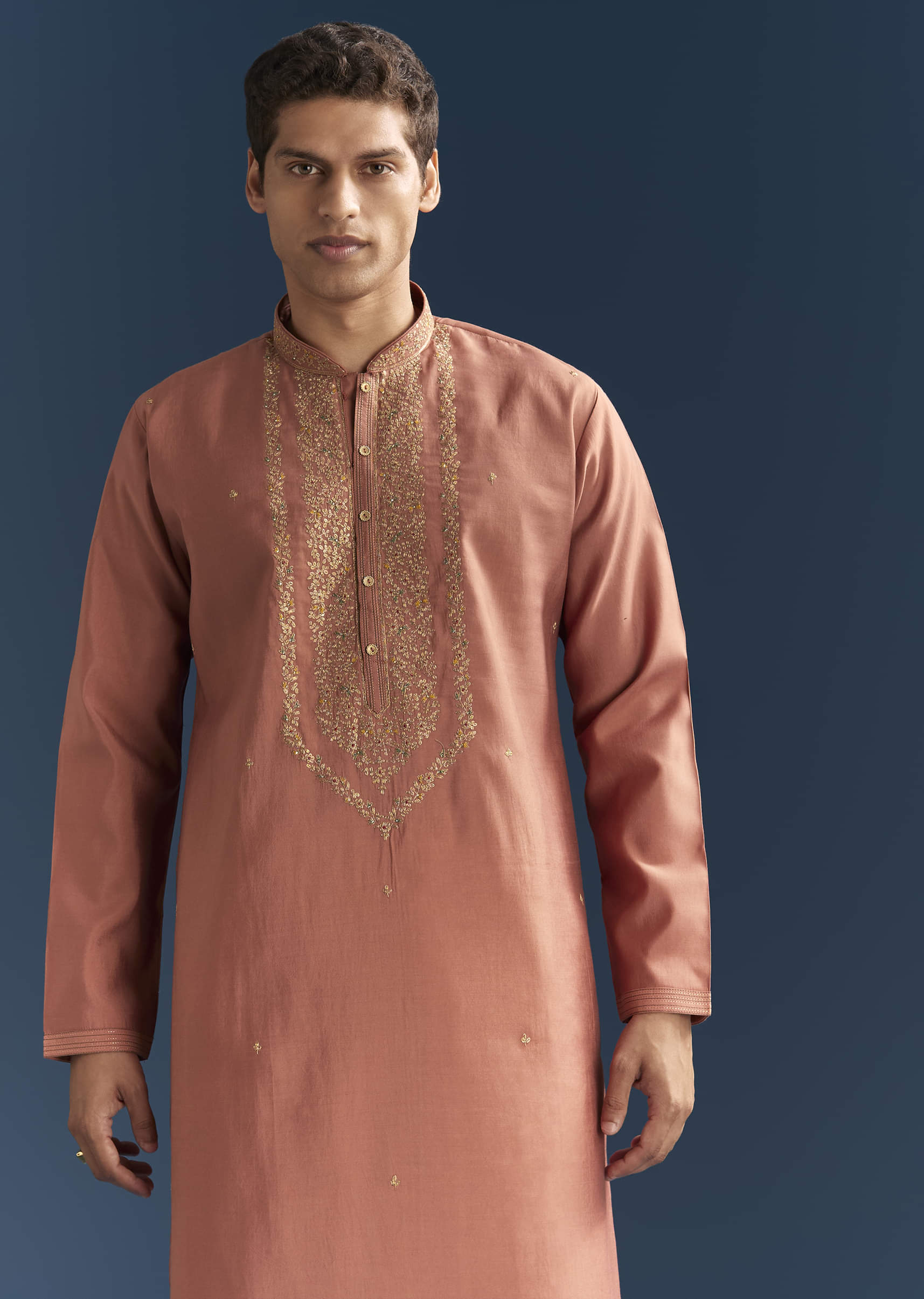 orange-silk-textured-kurta-set-for-men-with-resham-work-sg330062-3.jpg