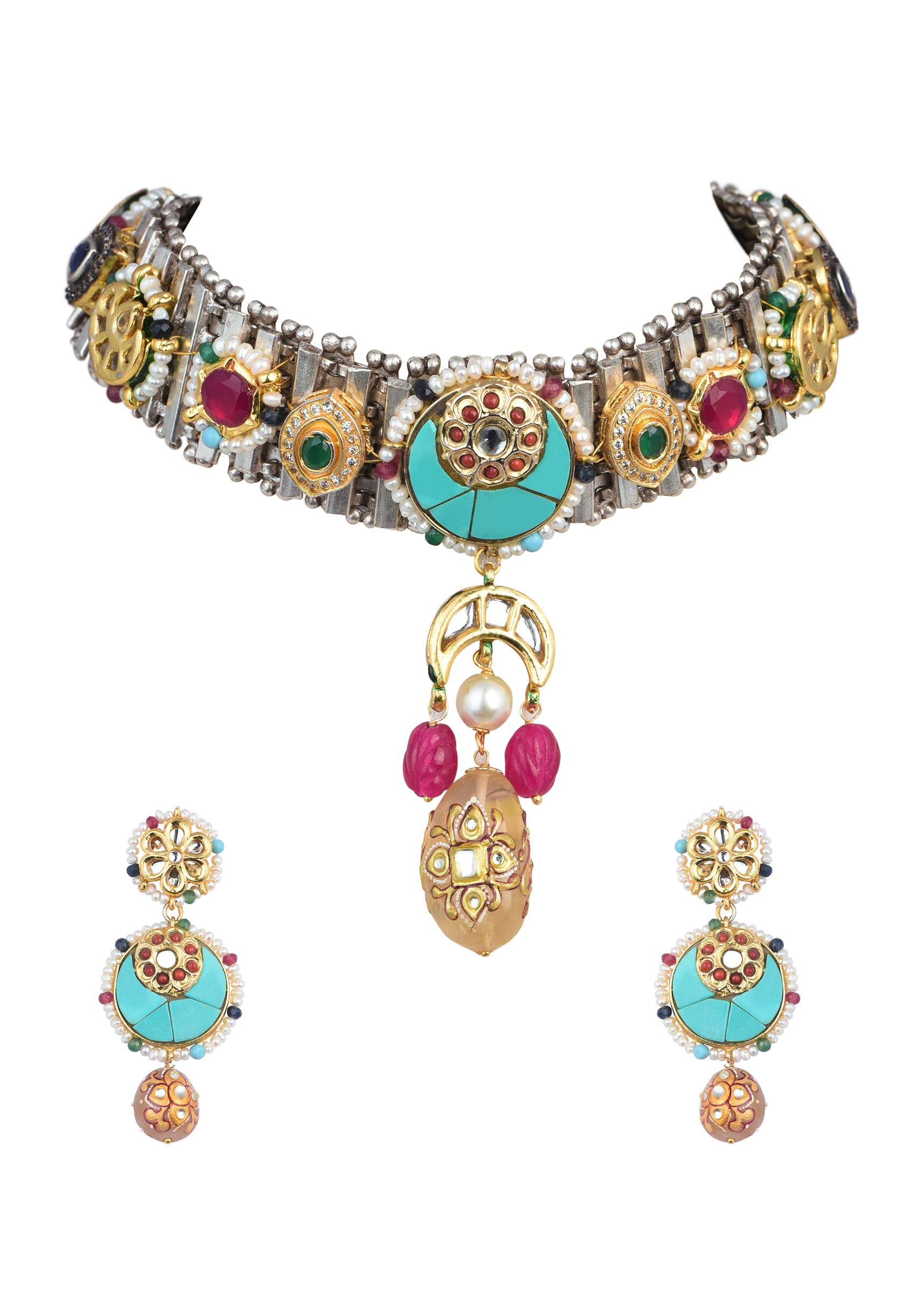 oxidised_pendant_necklace_set_with_bead_drops_and_floral_motifs-sg202710_3_53d01b01-b720-45f2-acf8-e58f2c0b3322.jpg