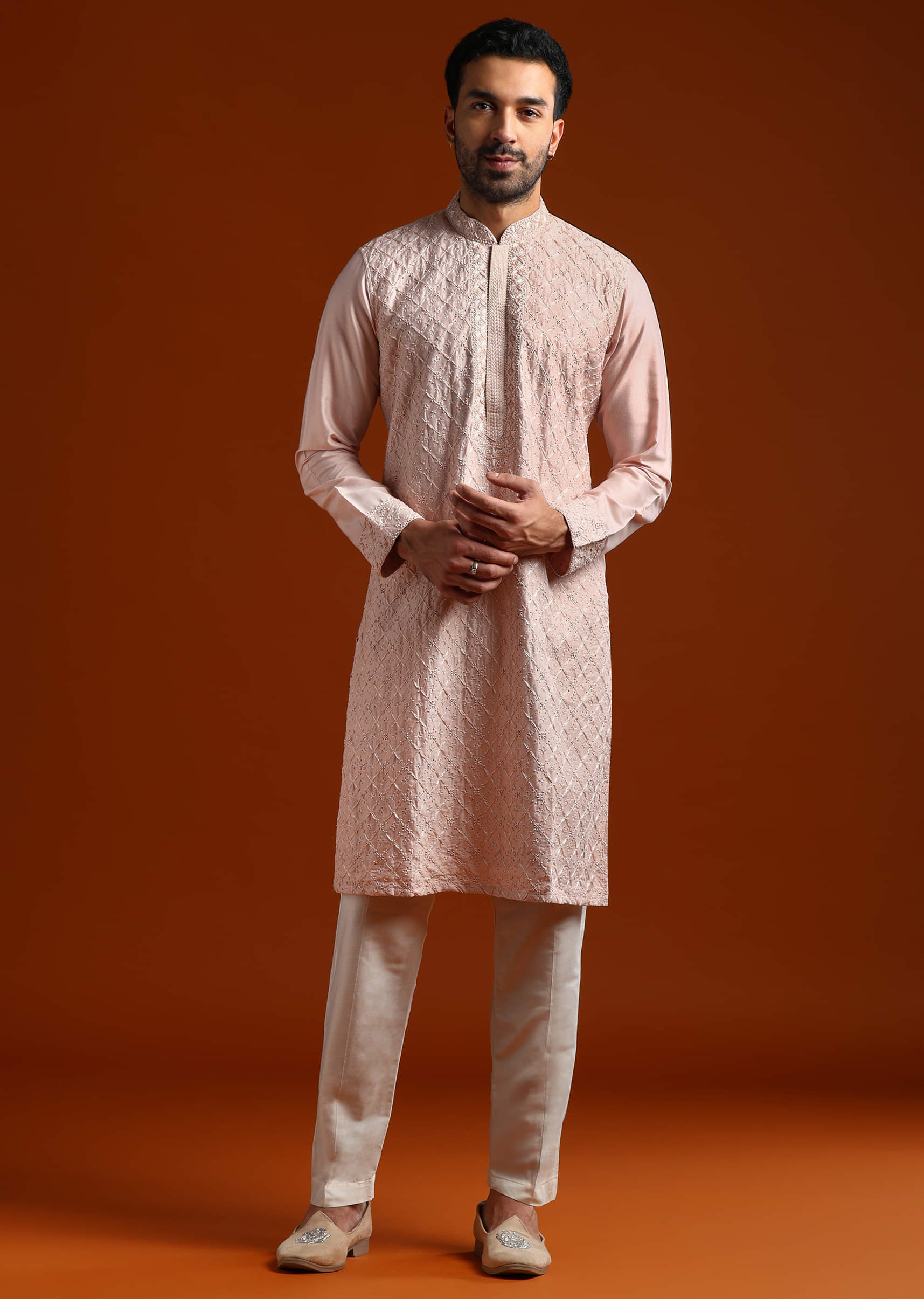 peach-banarasi-silk-kurta-set-for-men-with-heavy-hand-embroidery-sg325800-4.jpg