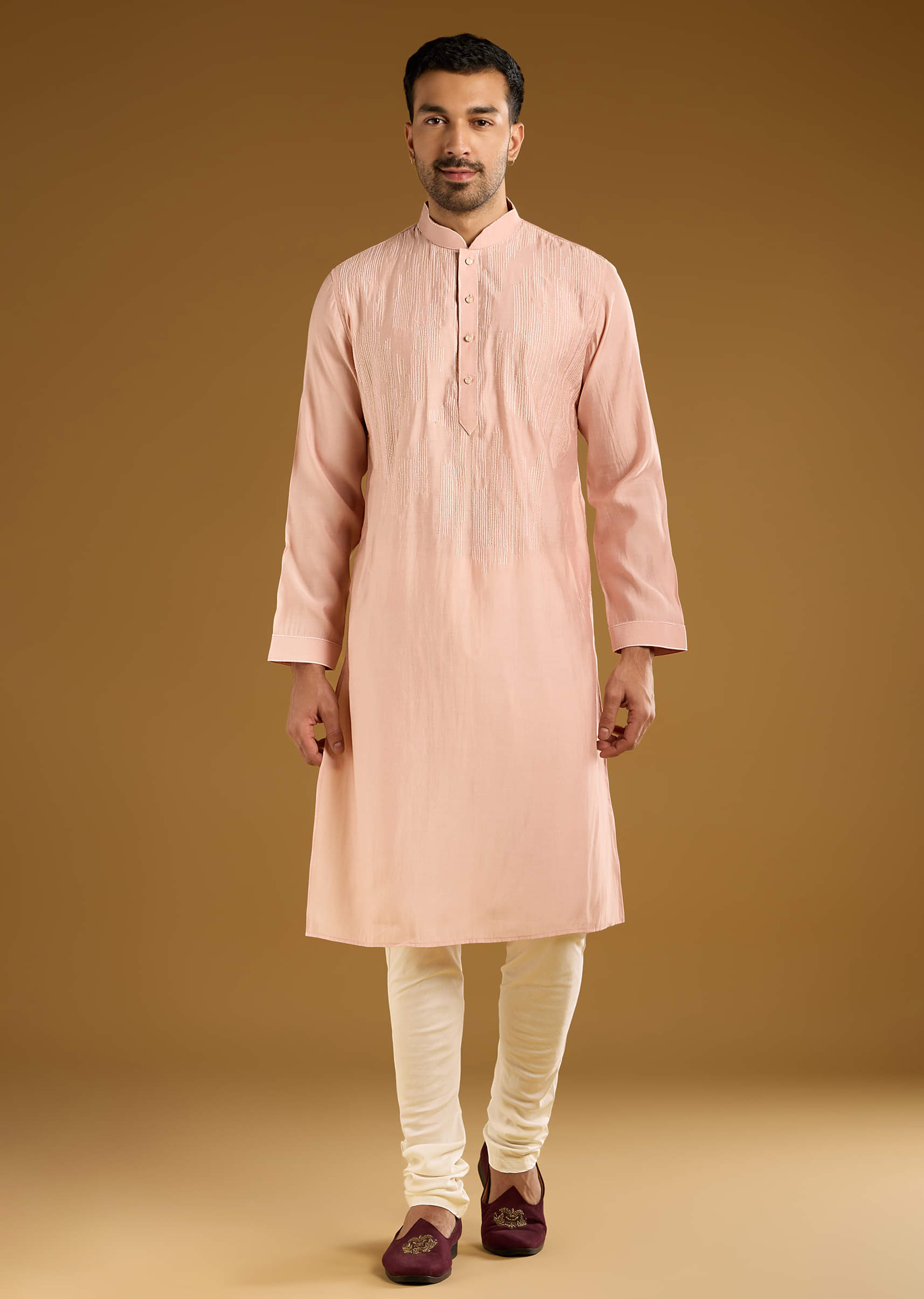 peach-kurta-set-for-men-with-thread-embroidery-sg328927-2.jpg