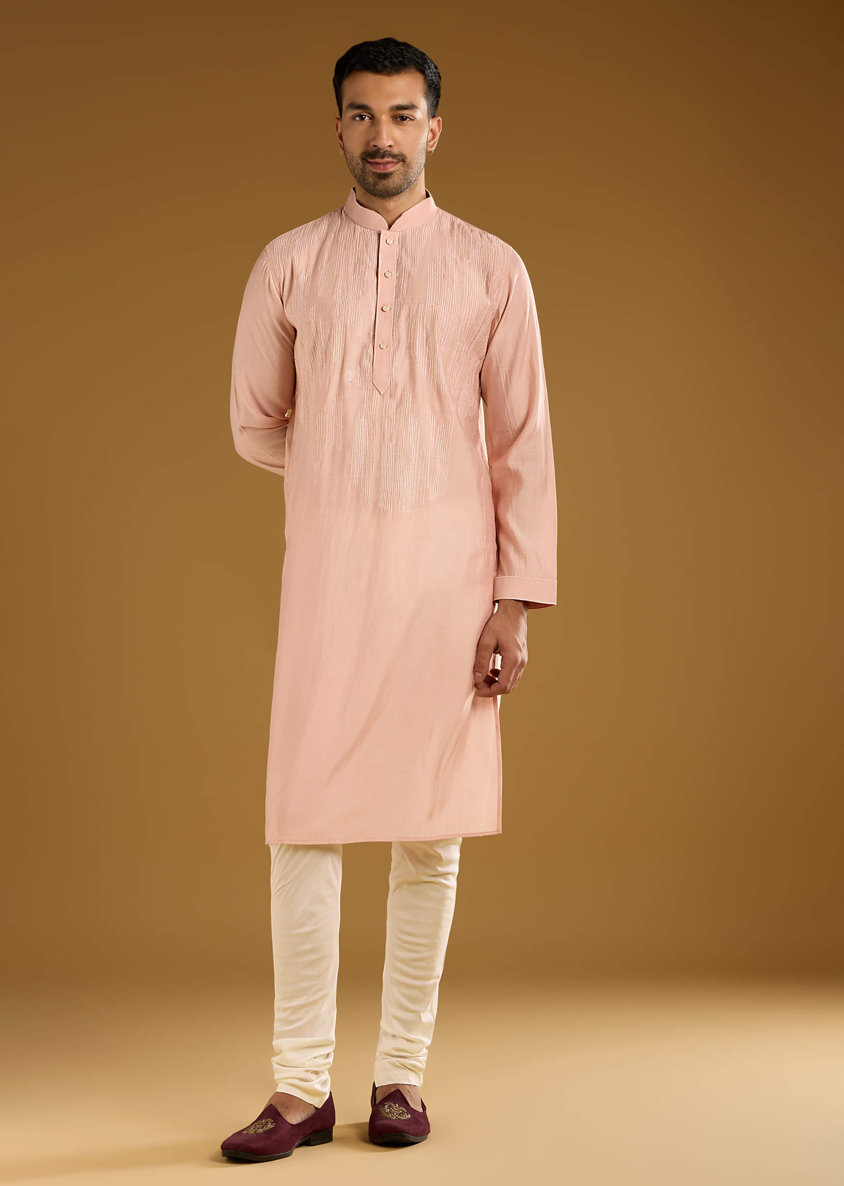 peach-kurta-set-for-men-with-thread-embroidery-sg328927-4.jpg