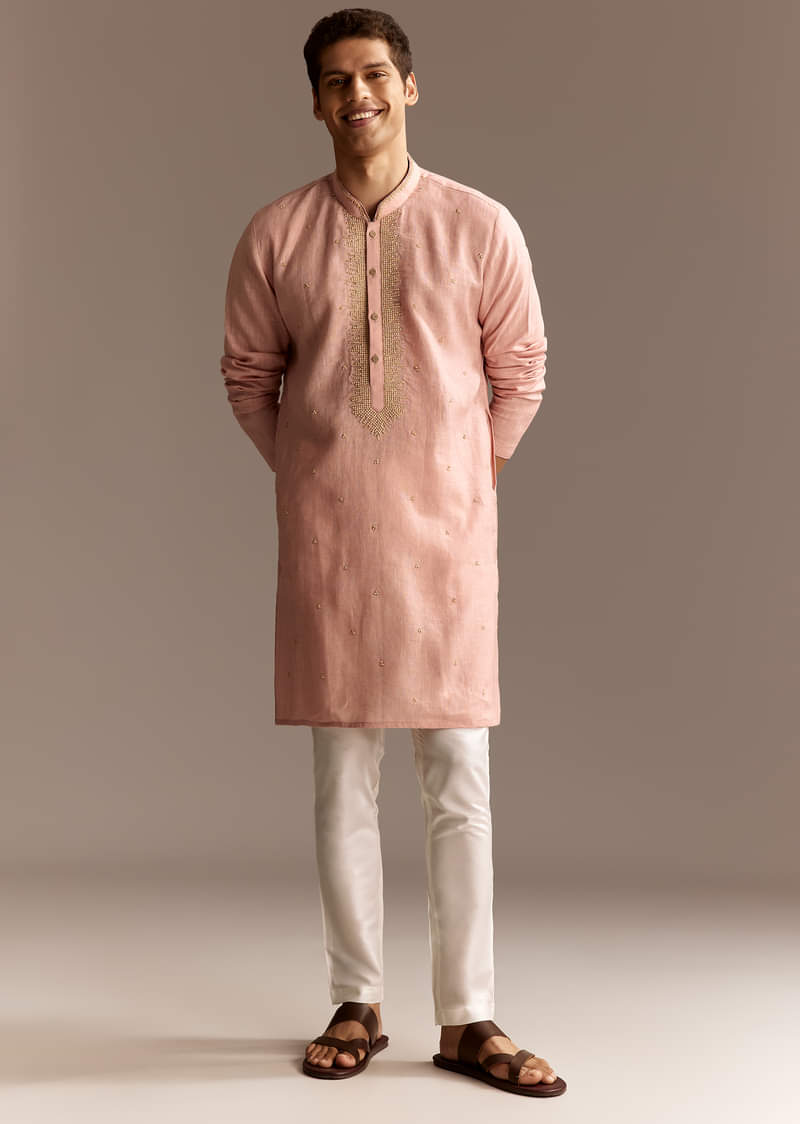 peach-linen-french-knot-kurta-set-sg329382-2.jpg