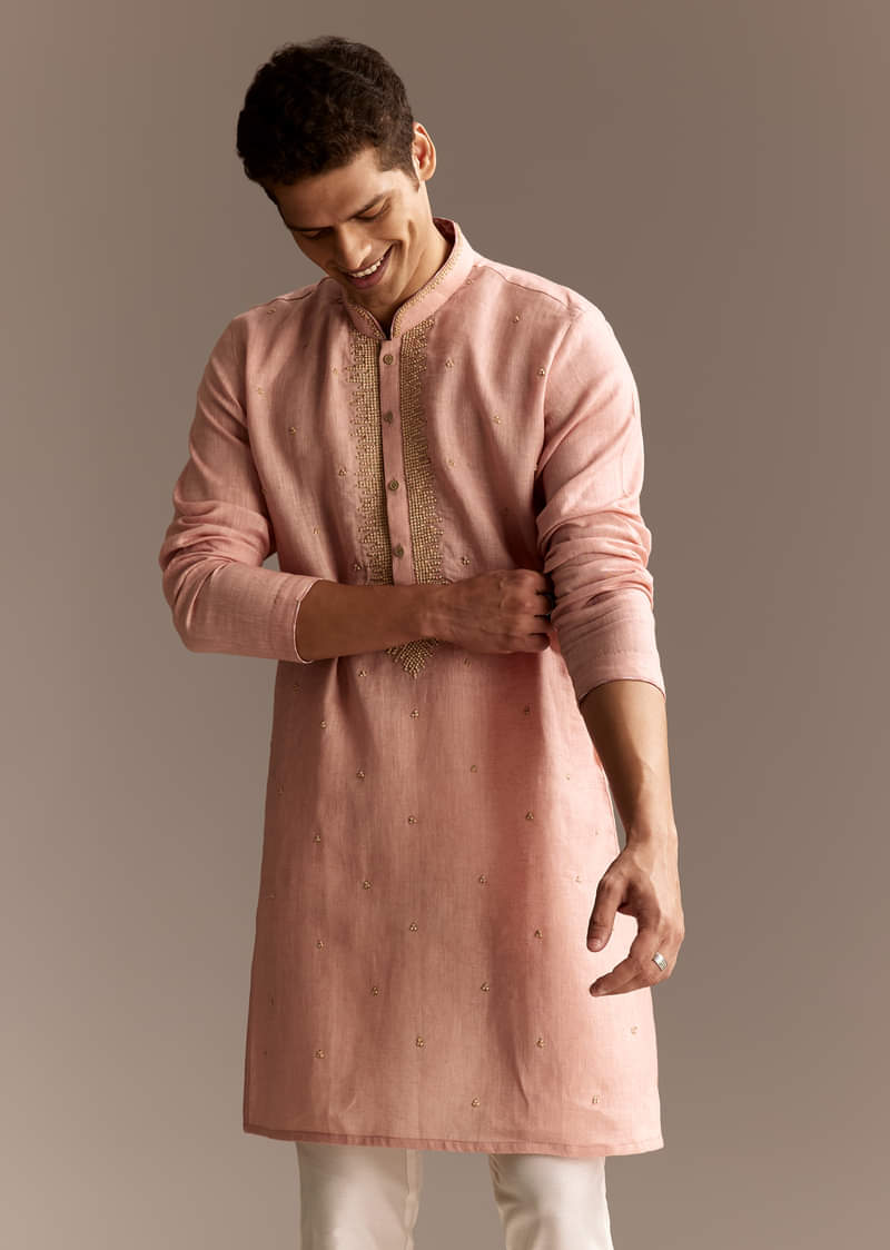 peach-linen-french-knot-kurta-set-sg329382-3.jpg