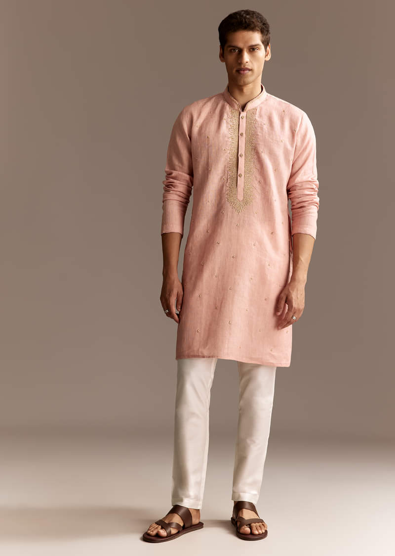 peach-linen-french-knot-kurta-set-sg329382-4.jpg