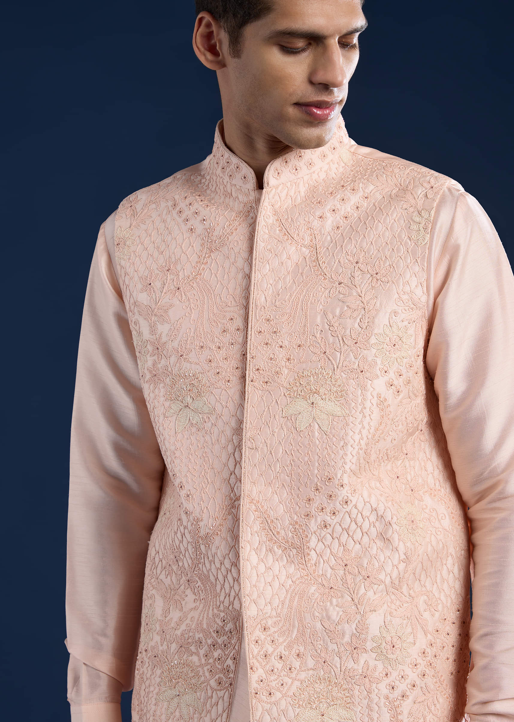 peach-silk-jacket-kurta-set-with-dori-work-sg332972-2.jpg