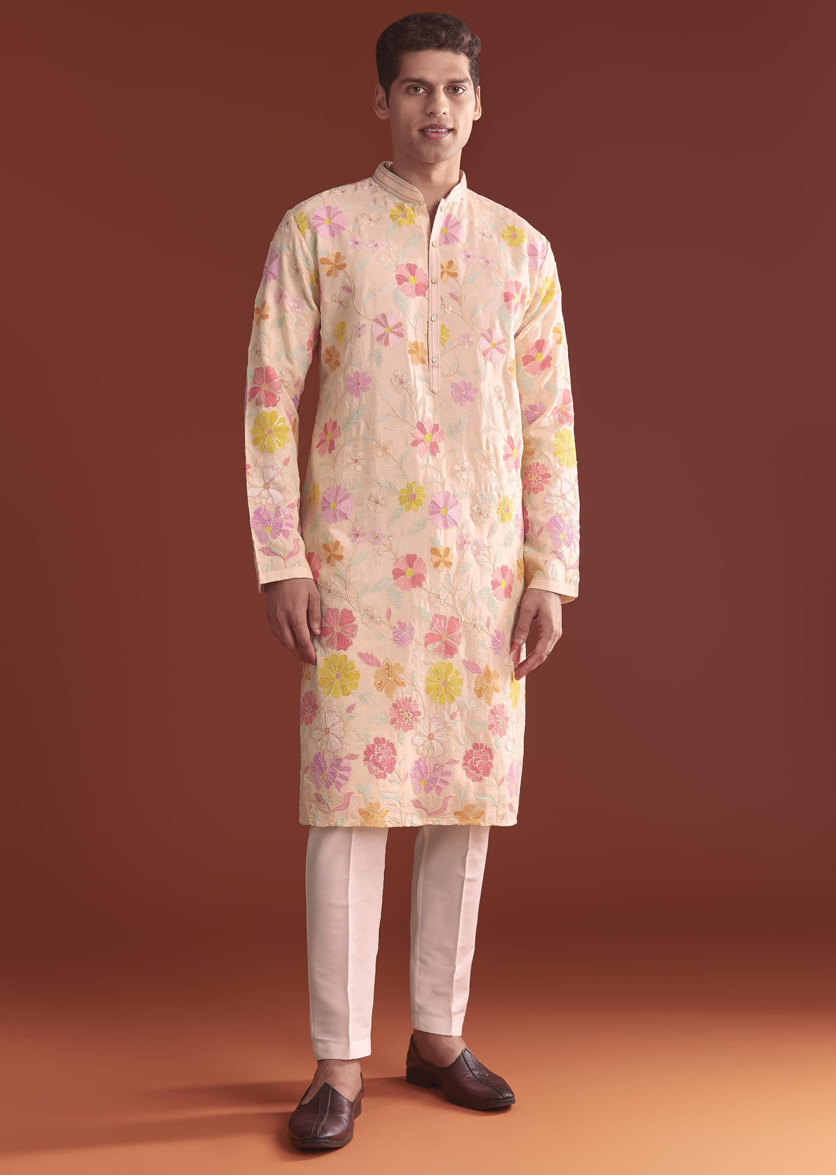 peach-silk-kurta-set-for-men-with-thread-work-sg357079-1.jpg