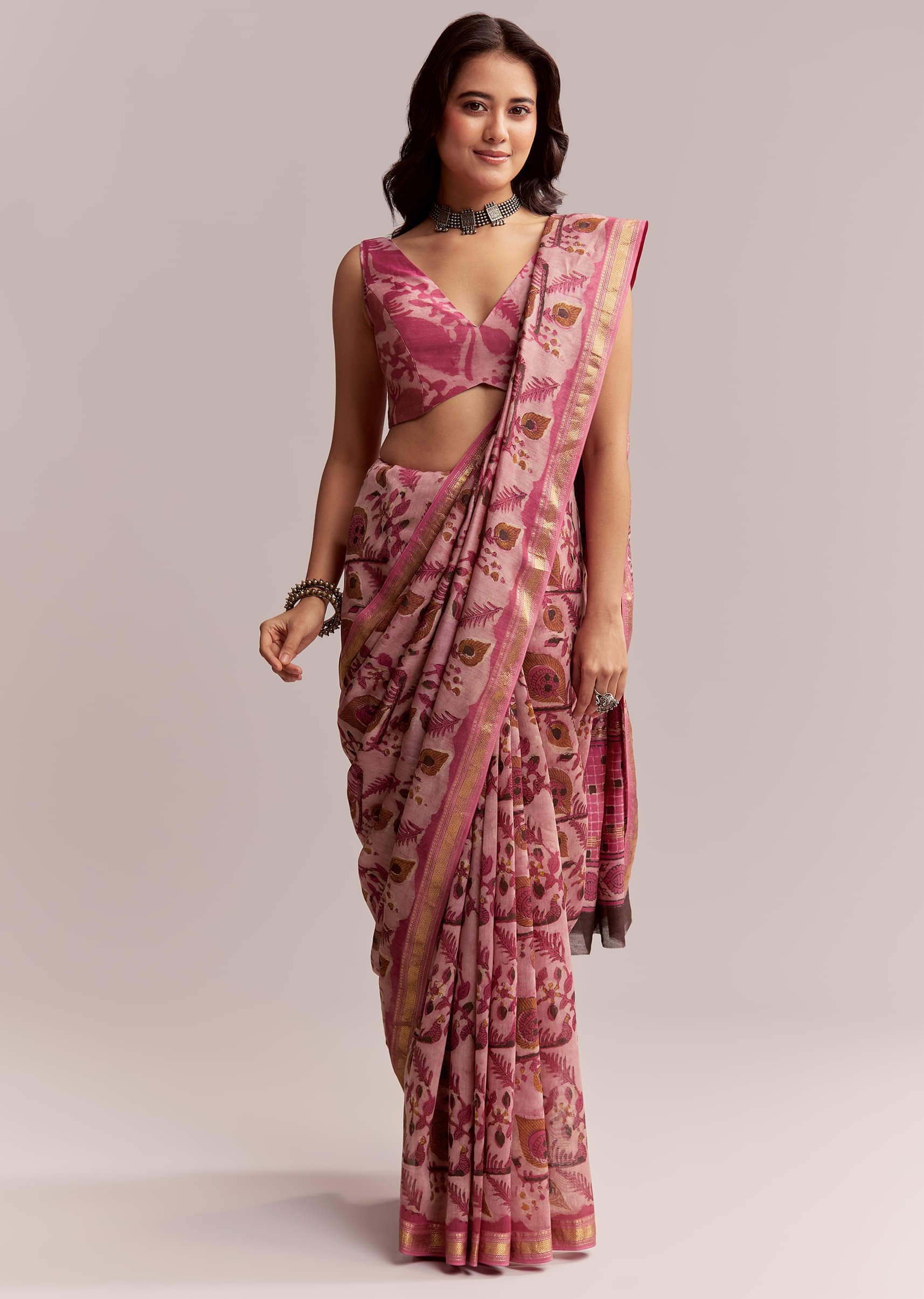 pink-linen-printed-saree-with-traditional-ajrakh-hand-block-print-sg314787-3.jpg