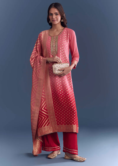 pink-ombre-georgette-kurta-set-with-banarasi-weave-sg344228-1.jpg