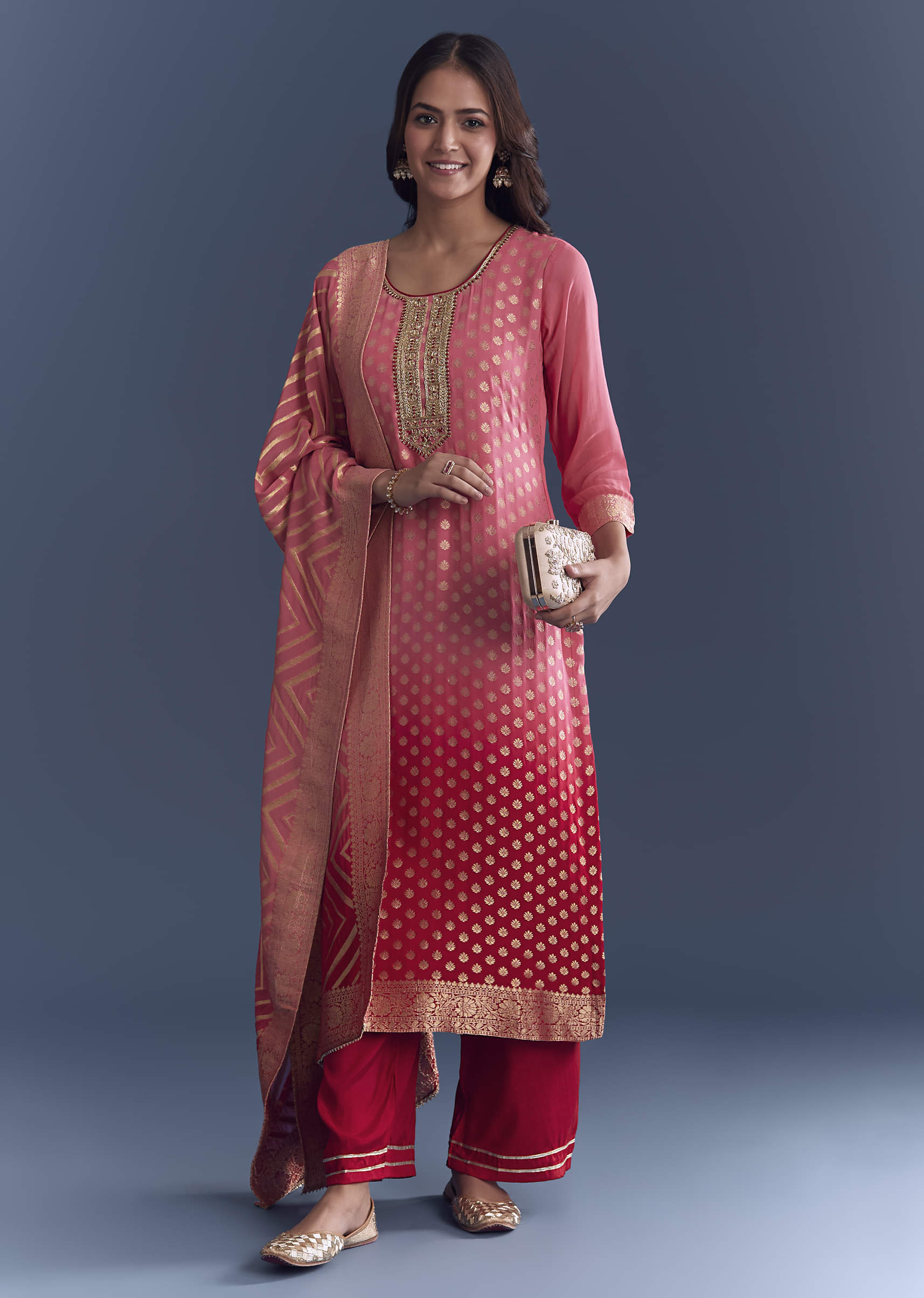 pink-ombre-georgette-kurta-set-with-banarasi-weave-sg344228-3.jpg