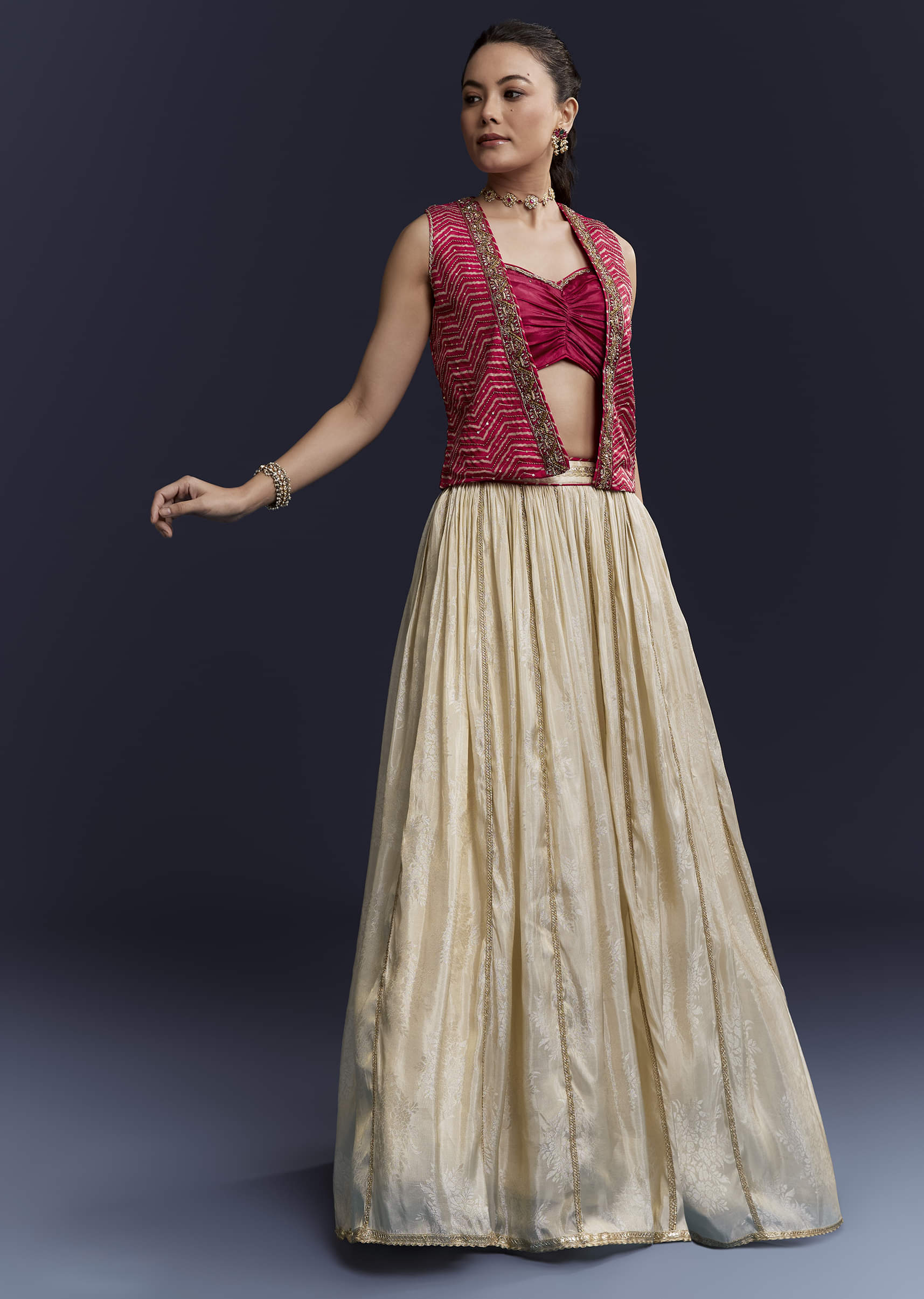 pink-satin-festive-lehenga-with-hand-dyed-chevron-print-jacket-sg353844-1.jpg