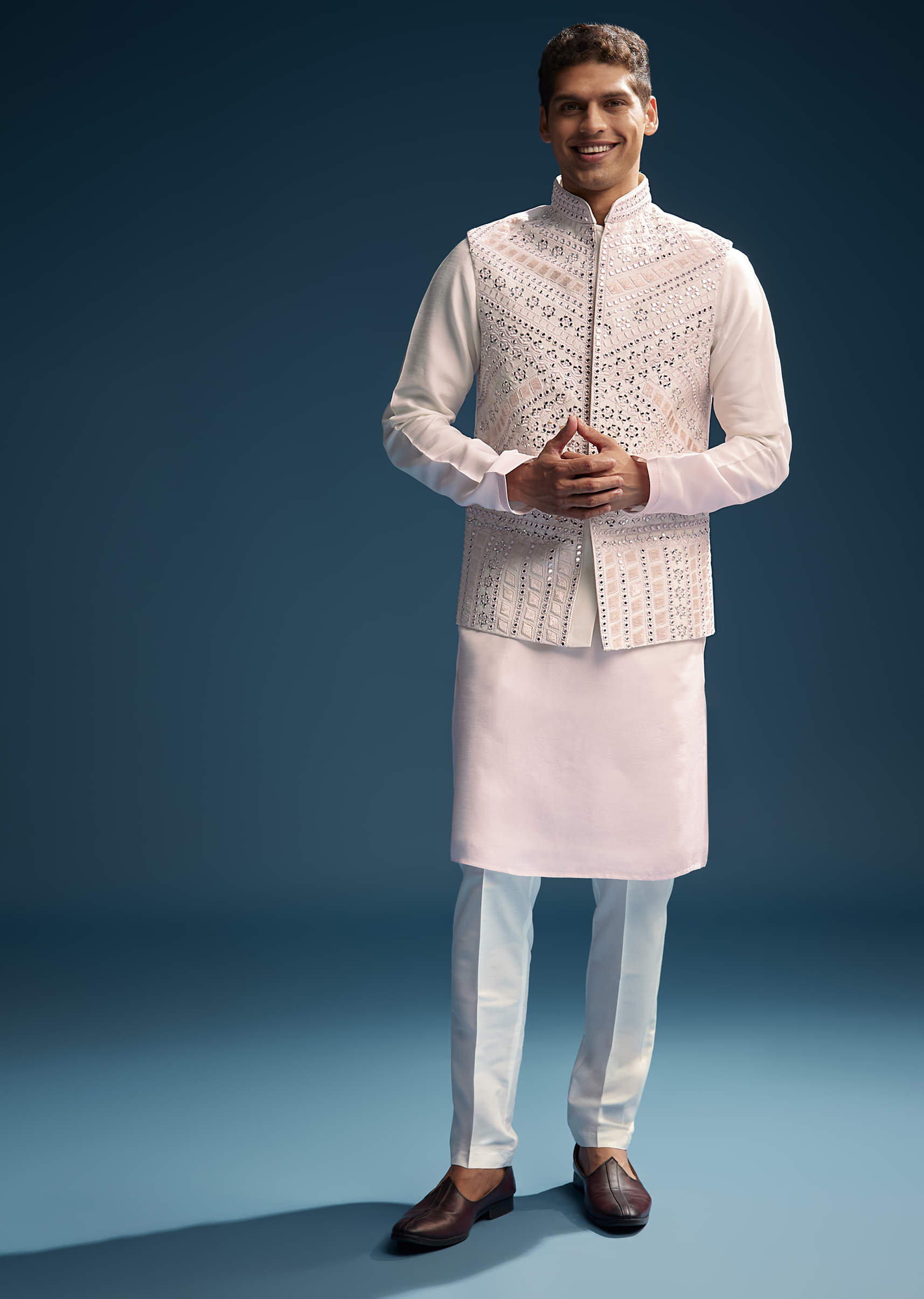 pink-silk-kurta-jacket-set-for-men-with-mirror-and-patch-work-sg330438-2.jpg