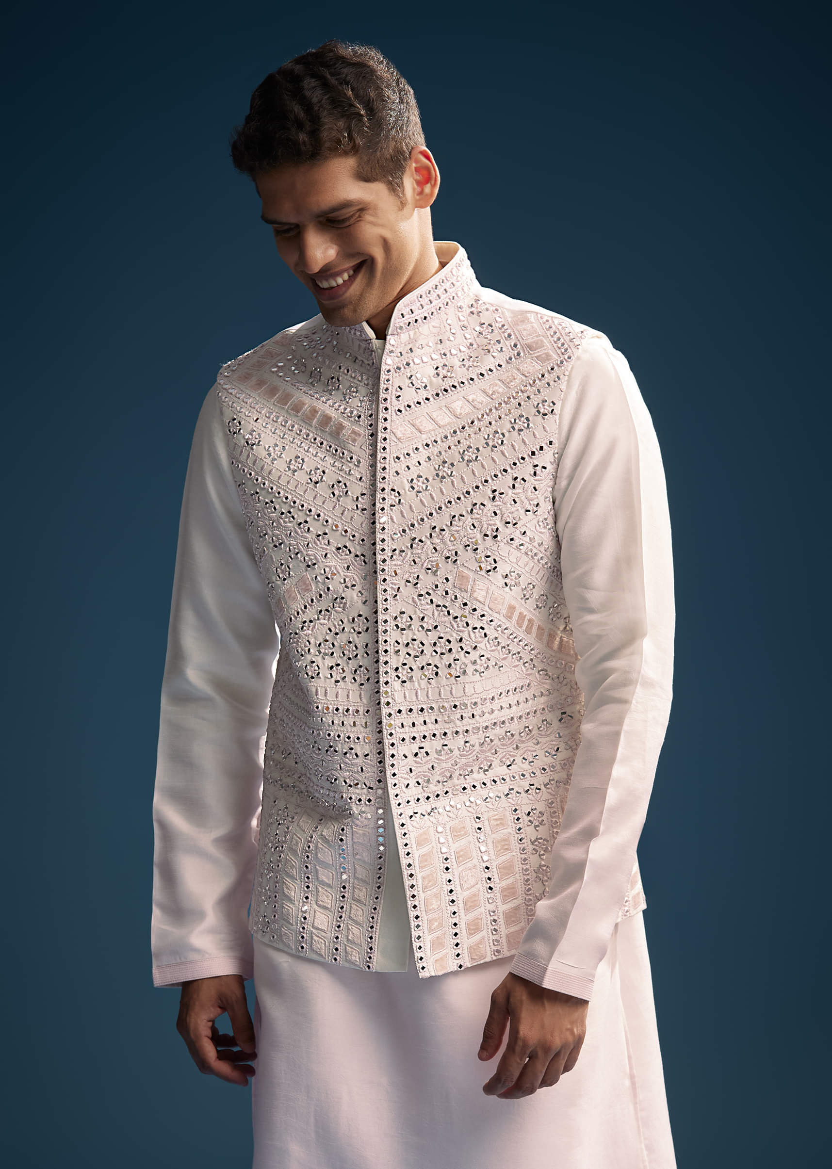 pink-silk-kurta-jacket-set-for-men-with-mirror-and-patch-work-sg330438-3.jpg
