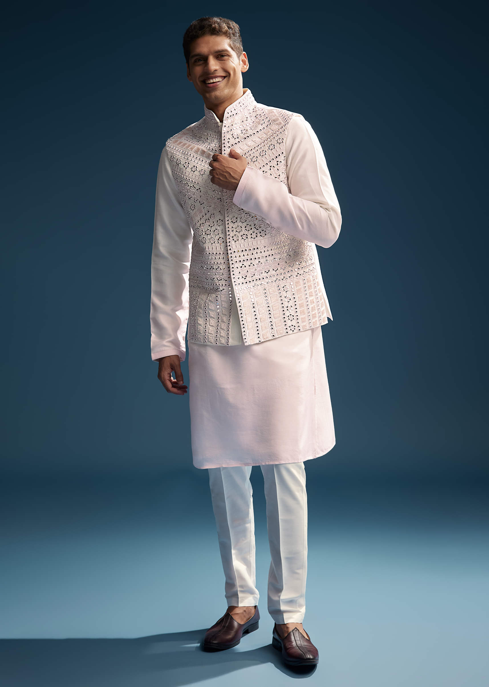 pink-silk-kurta-jacket-set-for-men-with-mirror-and-patch-work-sg330438-4.jpg