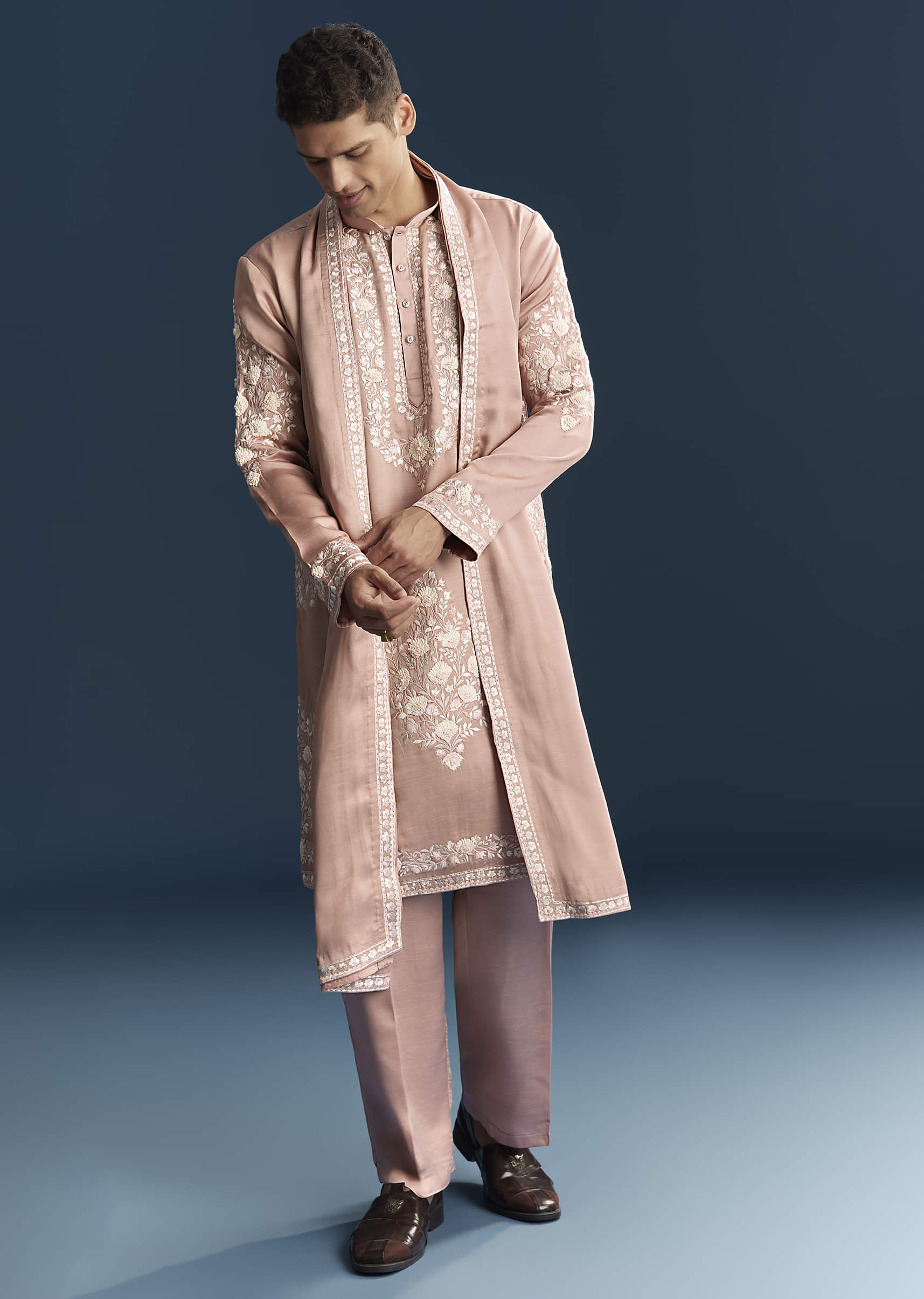pink-silk-kurta-set-for-men-with-tonal-embroidery-sg322068-3.jpg