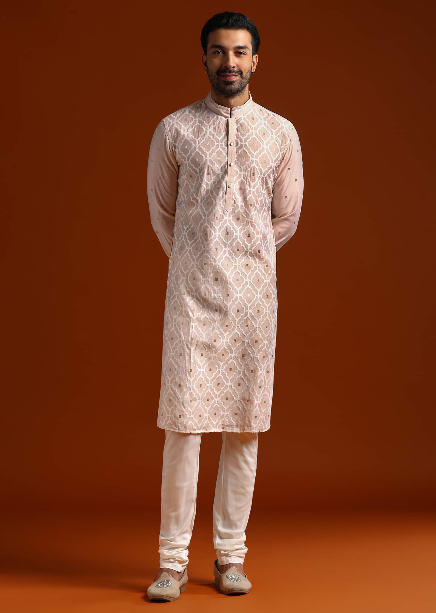 pink-viscose-kurta-set-for-men-with-thread-work-sg328839-3.jpg