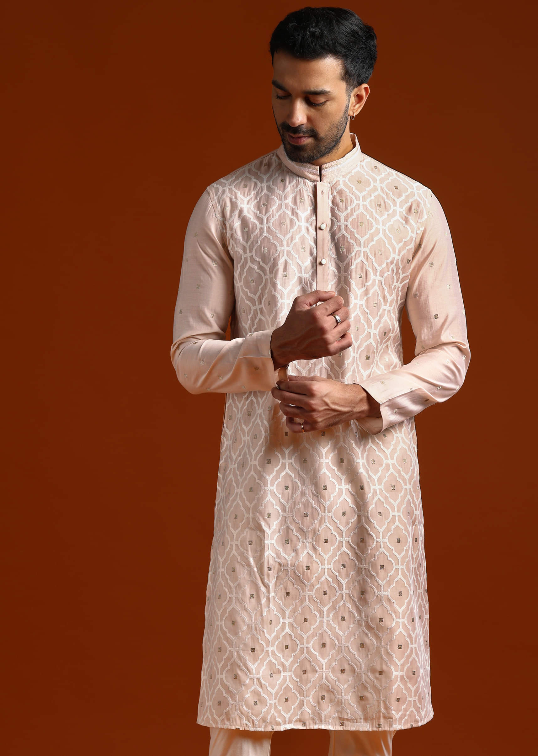 pink-viscose-kurta-set-for-men-with-thread-work-sg328839-4.jpg