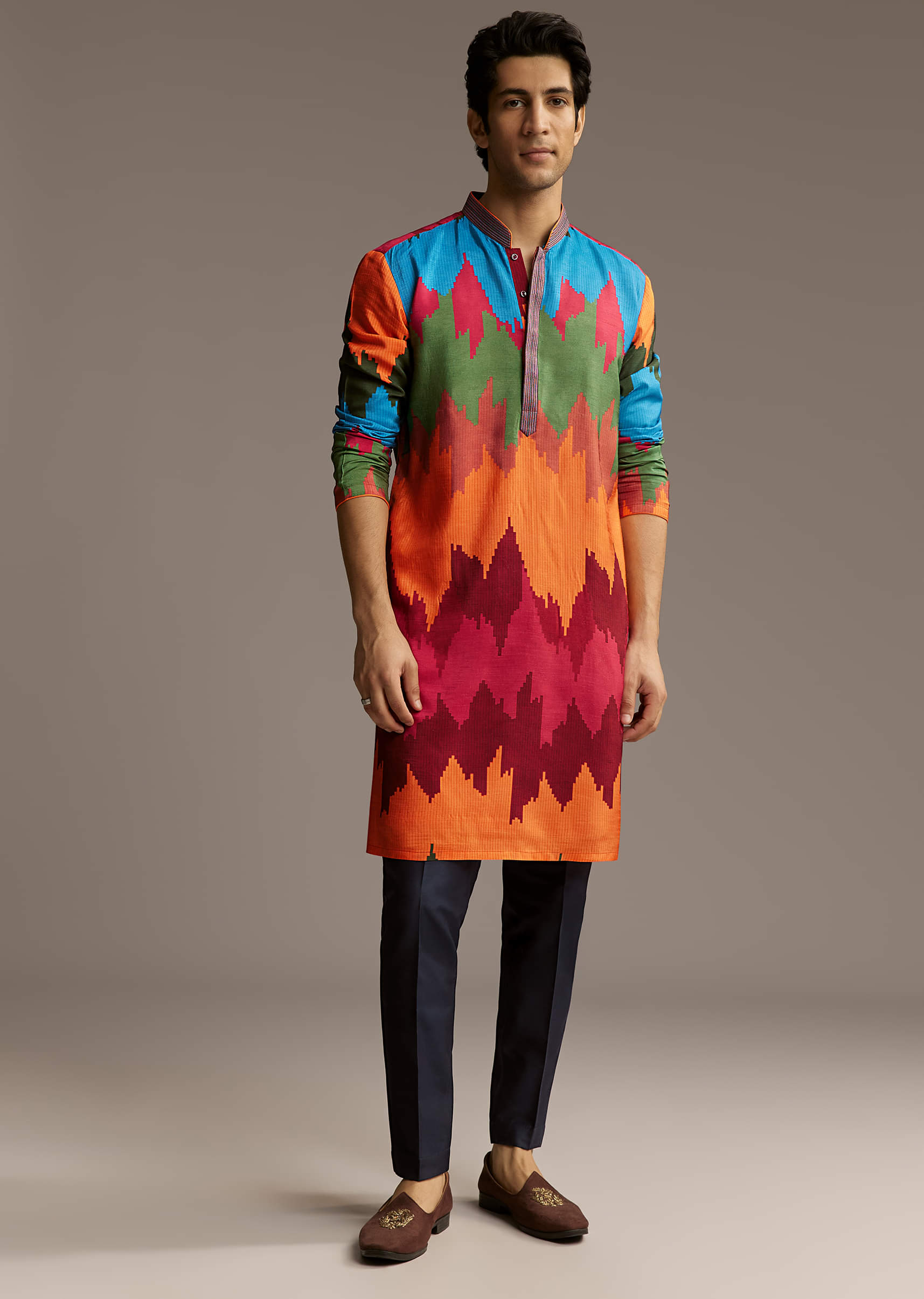 poppy-multicolour-silk-kurta-set-for-men-with-vibrant-zigzag-print-sg321244-3.jpg