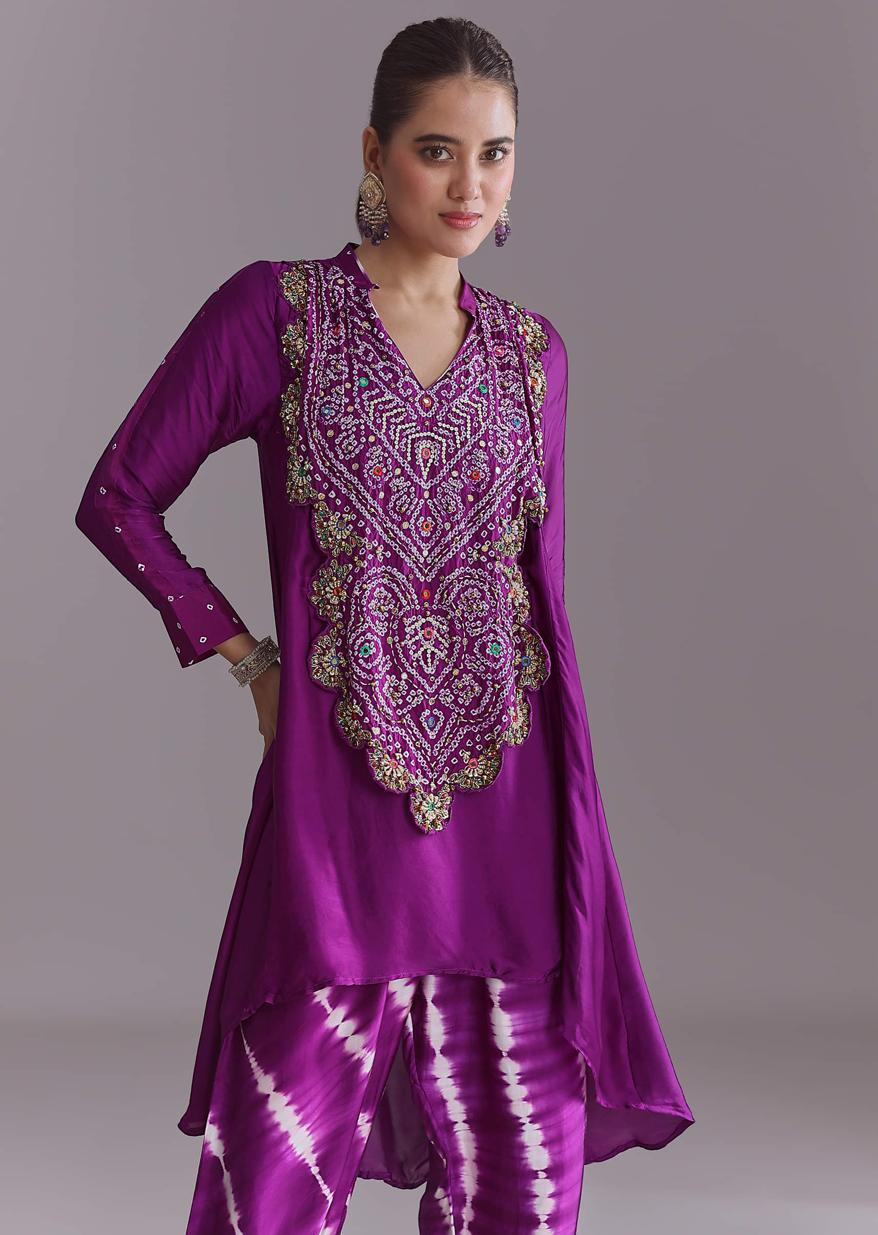 purple-silk-co-ord-set-with-authentic-bandhani-and-leheriya-print-sg351638-4.jpg