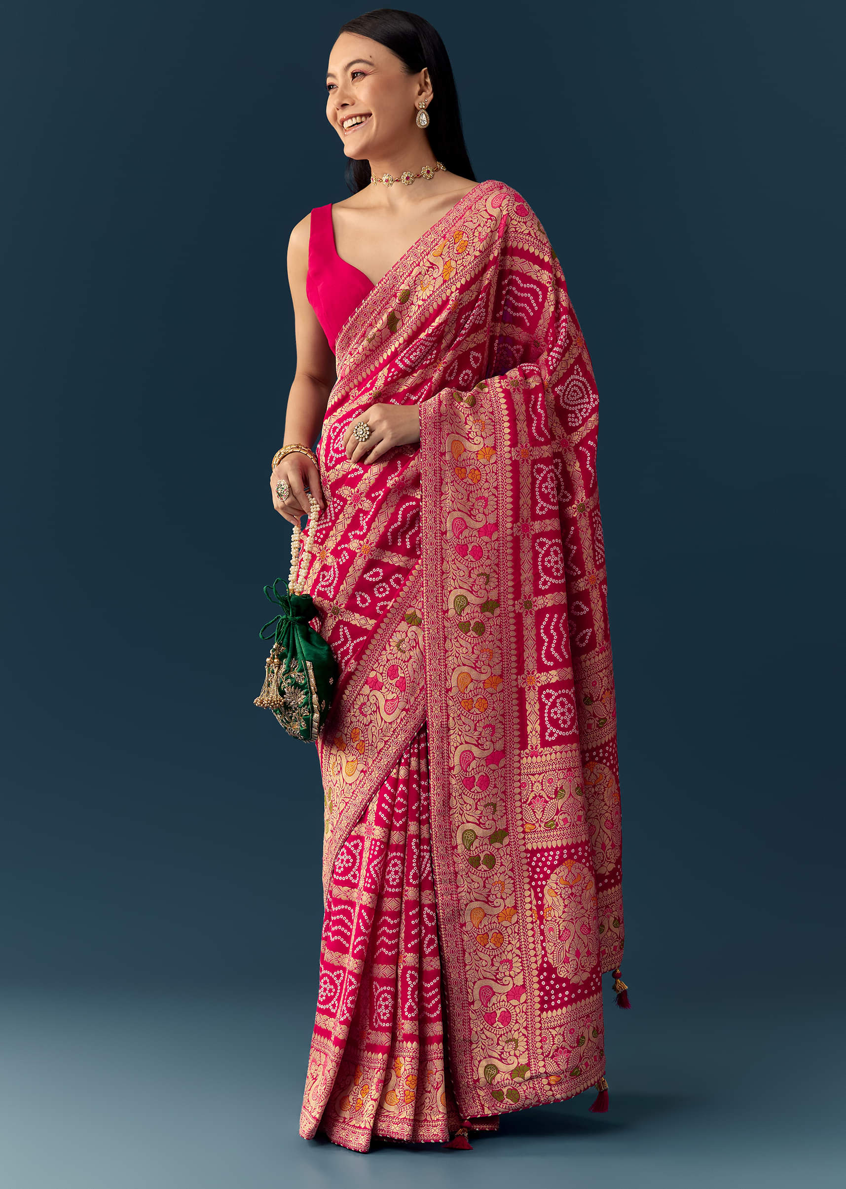 rani-pink-dola-silk-bandhani-woven-saree-with-unstitched-blouse-sg355041-1.jpg