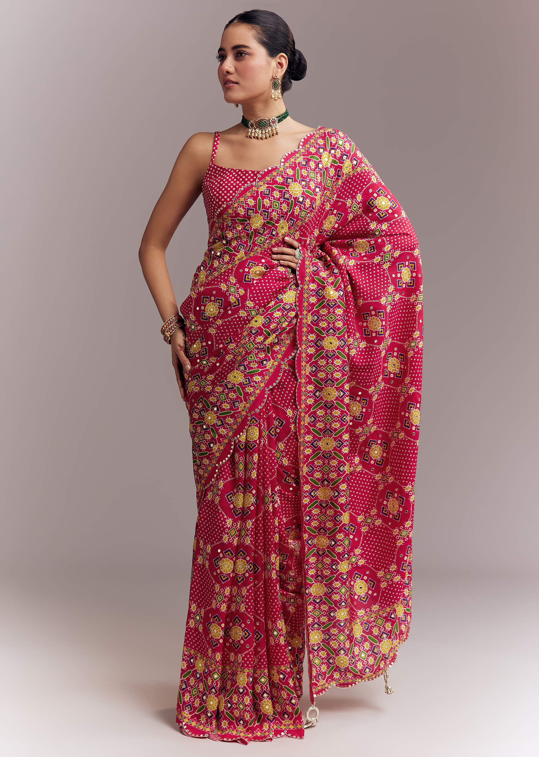 rani-pink-satin-saree-with-handwoven-ikat-print-and-mirror-work-sg354349-1.jpg