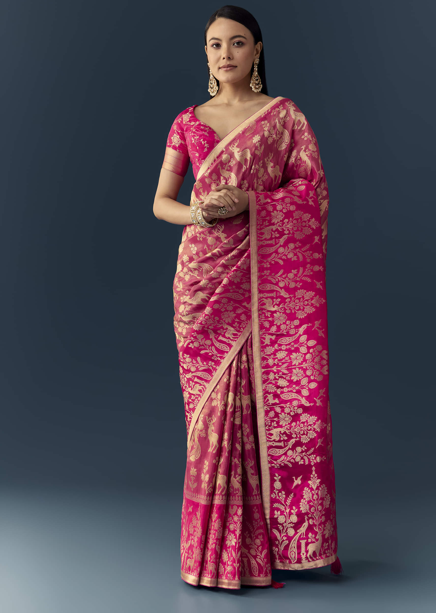 rani-pink-zari-weave-saree-with-brocade-blouse-fabric-sg350482-1.jpg