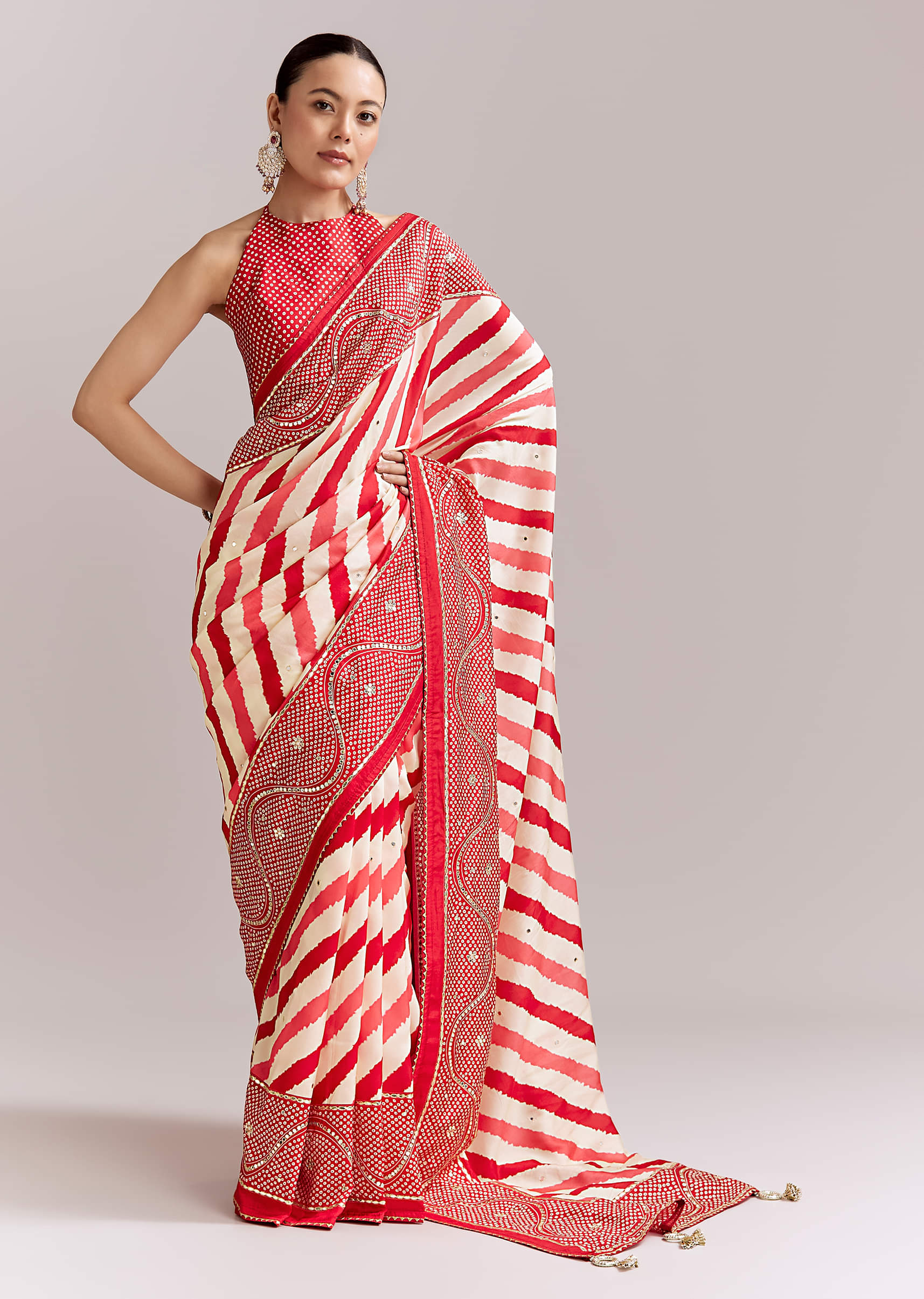 red-and-off-white-silk-saree-with-lehariya-and-bandhani-print-sg351935-1.jpg