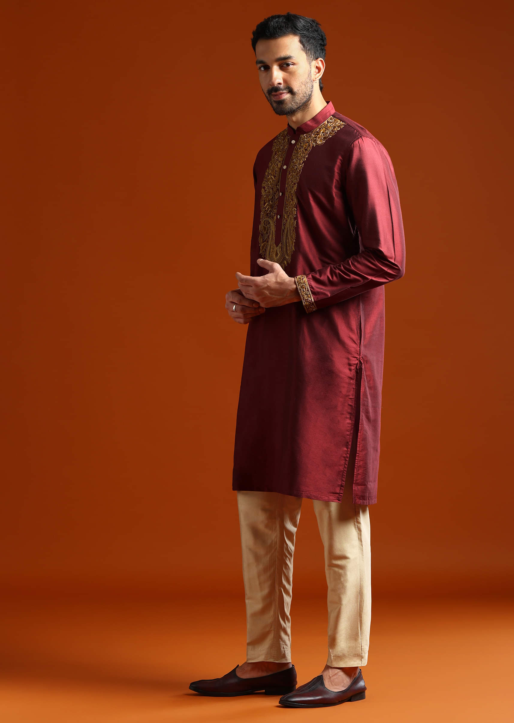 red-banarasi-silk-kurta-set-for-men-with-heavy-hand-embroidery-sg326096-3.jpg