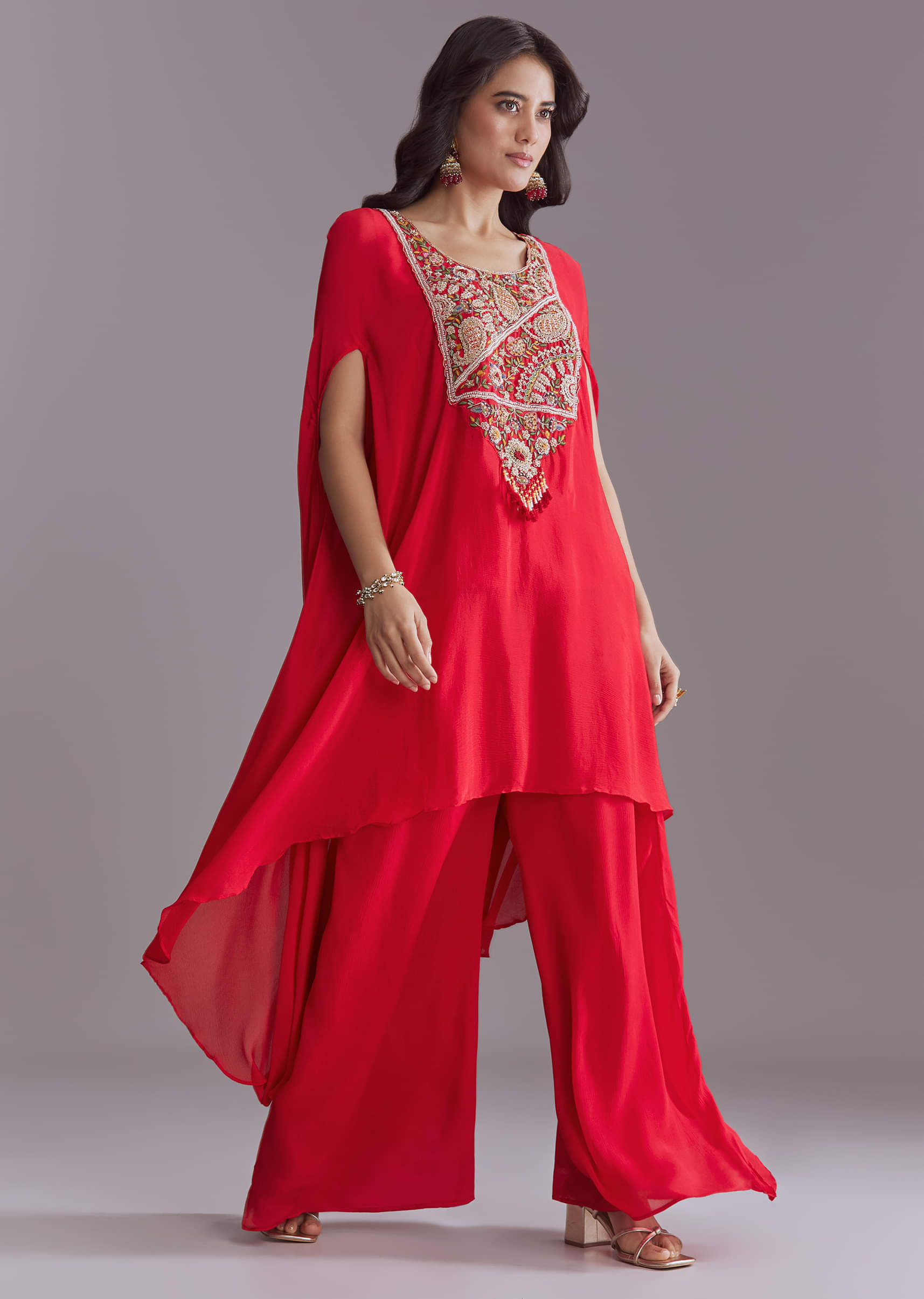 red-chinon-kaftan-top-and-palazzo-set-with-embroidery-sg345646-3.jpg