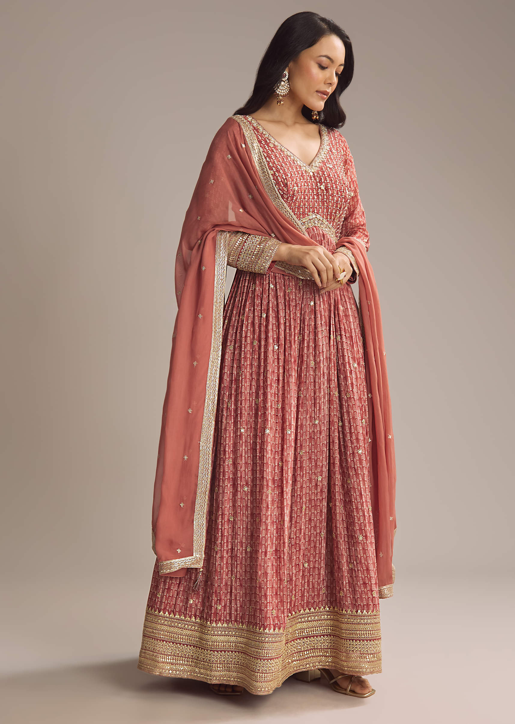red-chinon-printed-anarkali-suit-with-heavy-embroidery-sg338231-3.jpg
