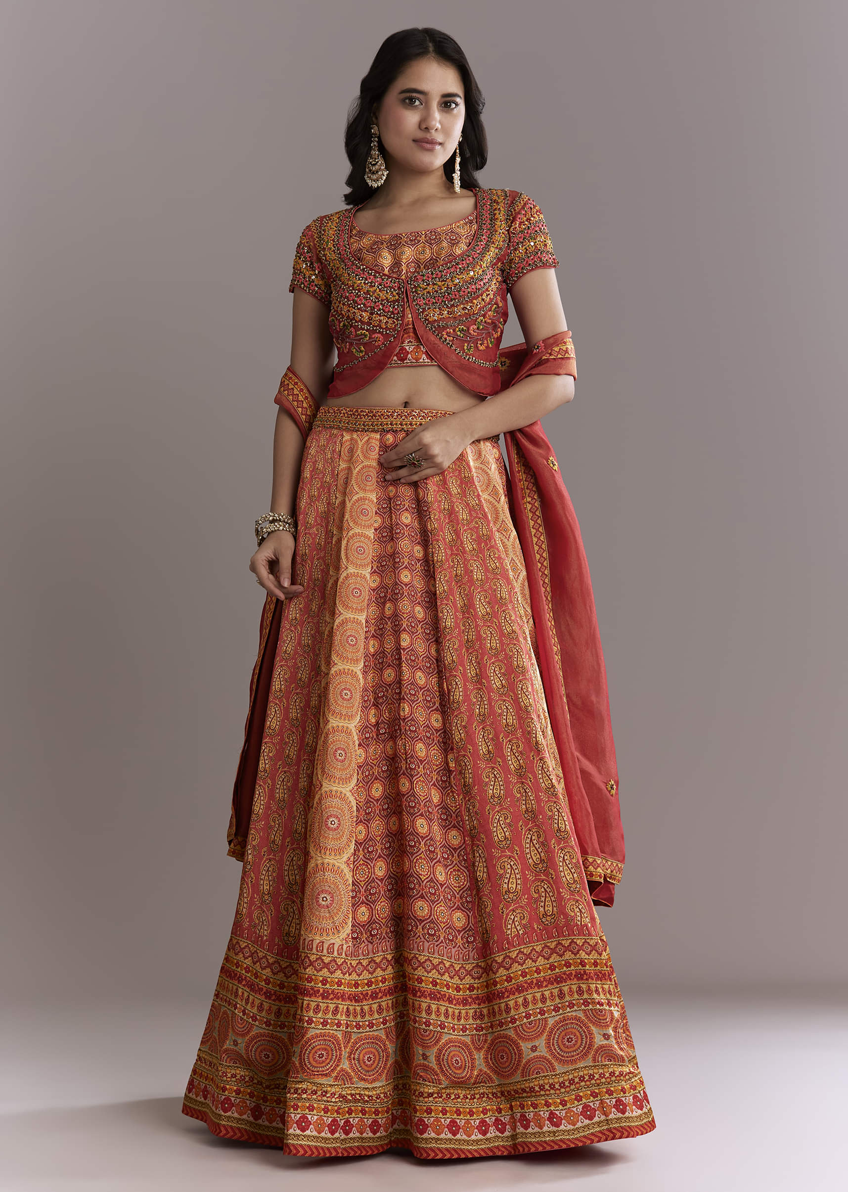 red-crepe-printed-bridesmaid-lehenga-with-intricate-hand-embroidery-sg354647-1.jpg
