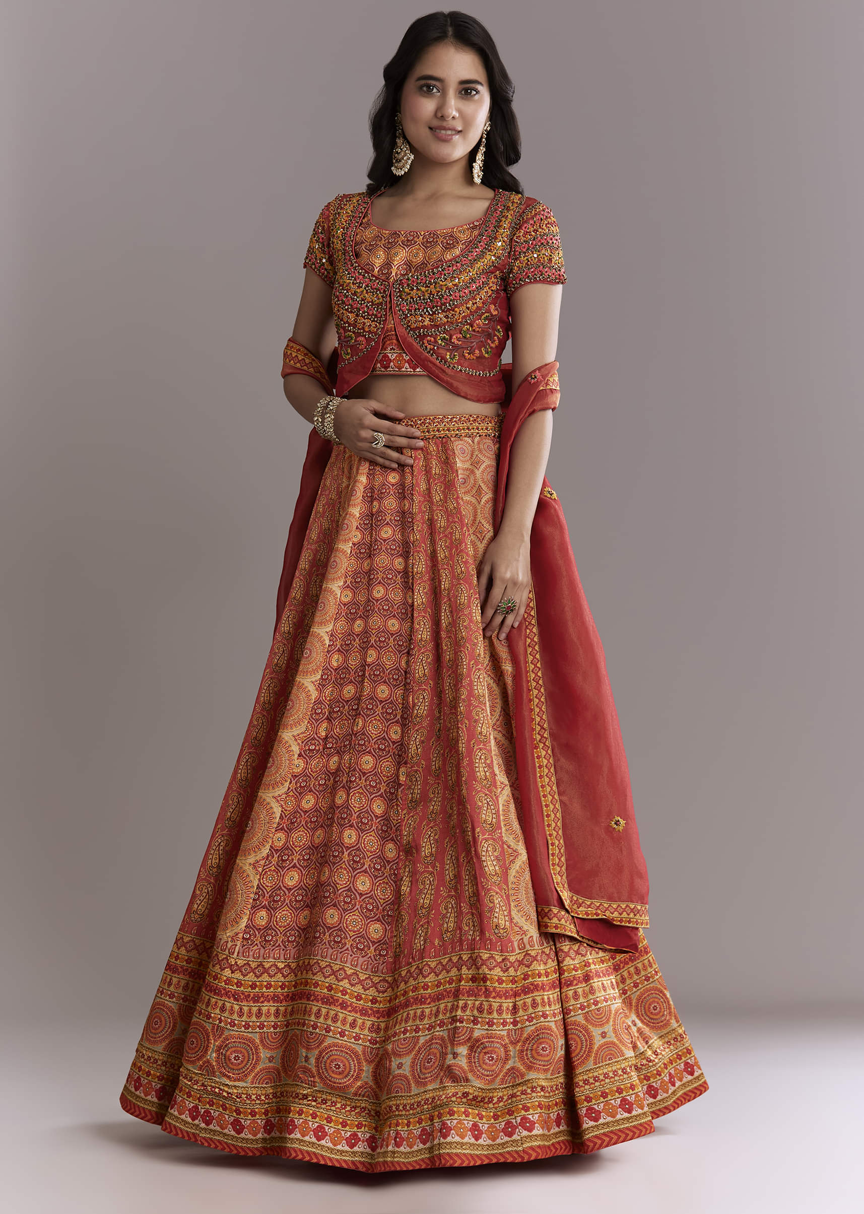 red-crepe-printed-bridesmaid-lehenga-with-intricate-hand-embroidery-sg354647-4.jpg
