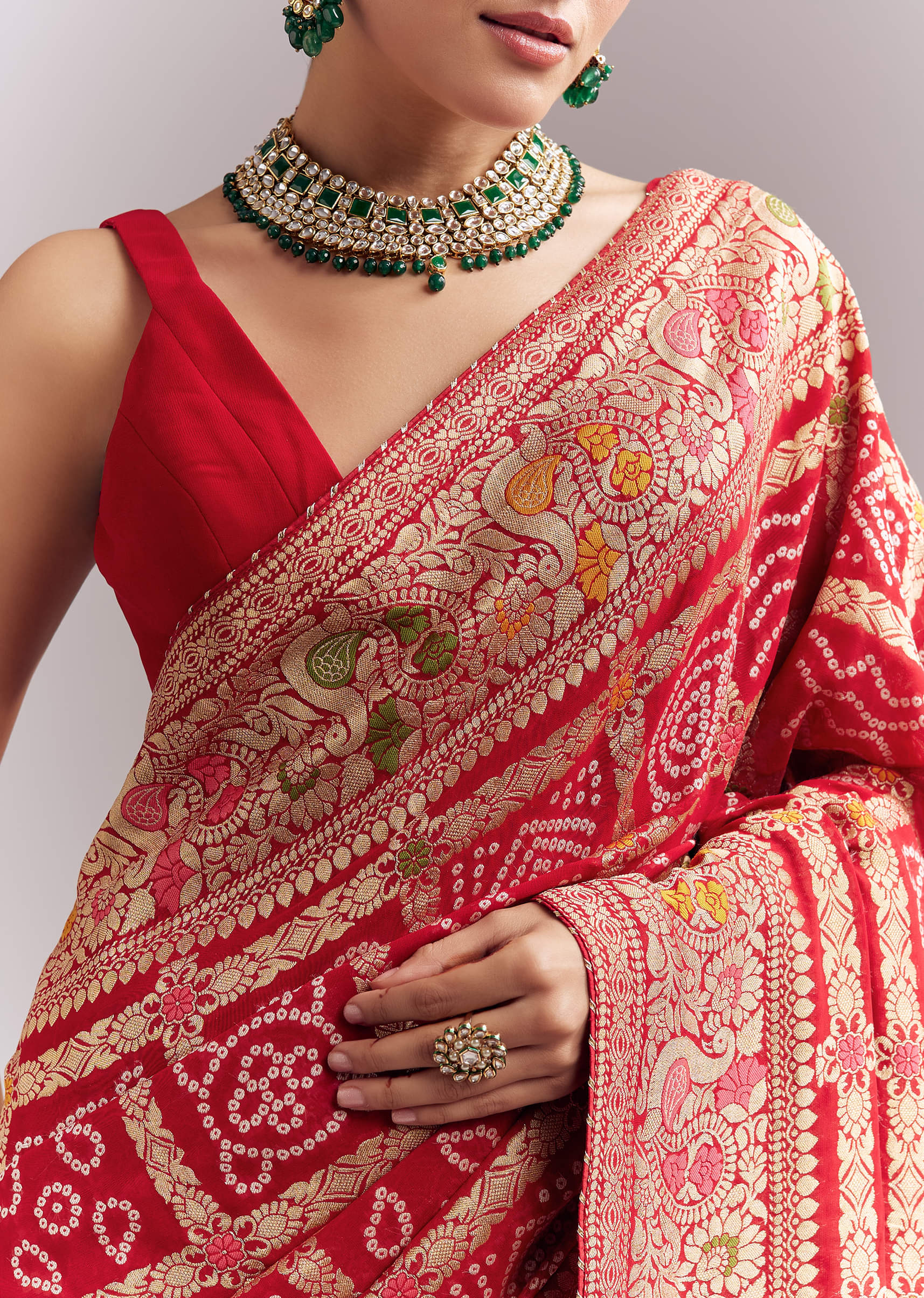 red-dola-silk-woven-saree-with-bandhani-and-floral-work-sg355040-2.jpg