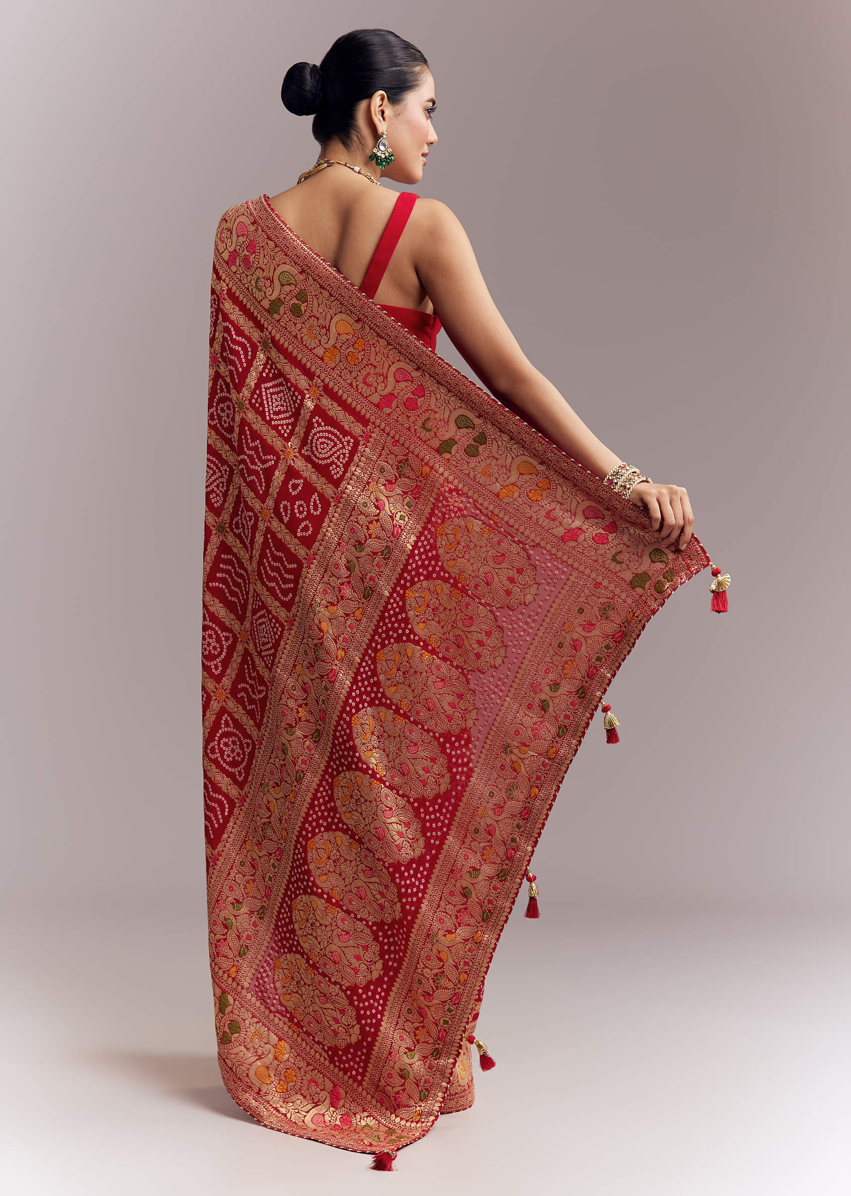 red-dola-silk-woven-saree-with-bandhani-and-floral-work-sg355040-4.jpg