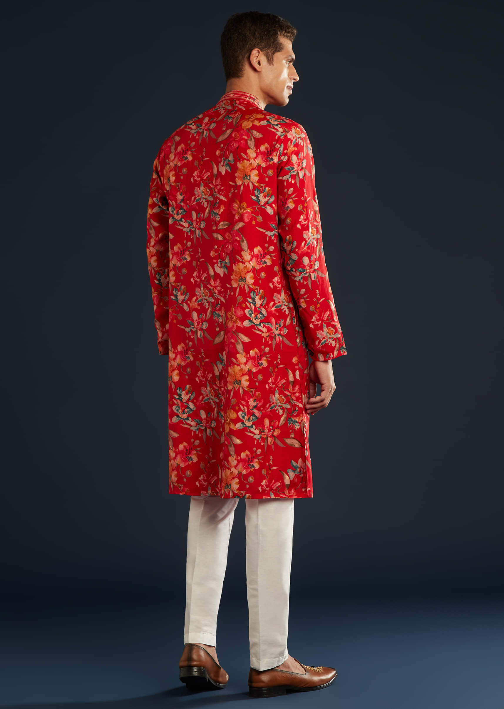 red-mens-silk-kurta-set-with-floral-prints-sg345587-3.jpg