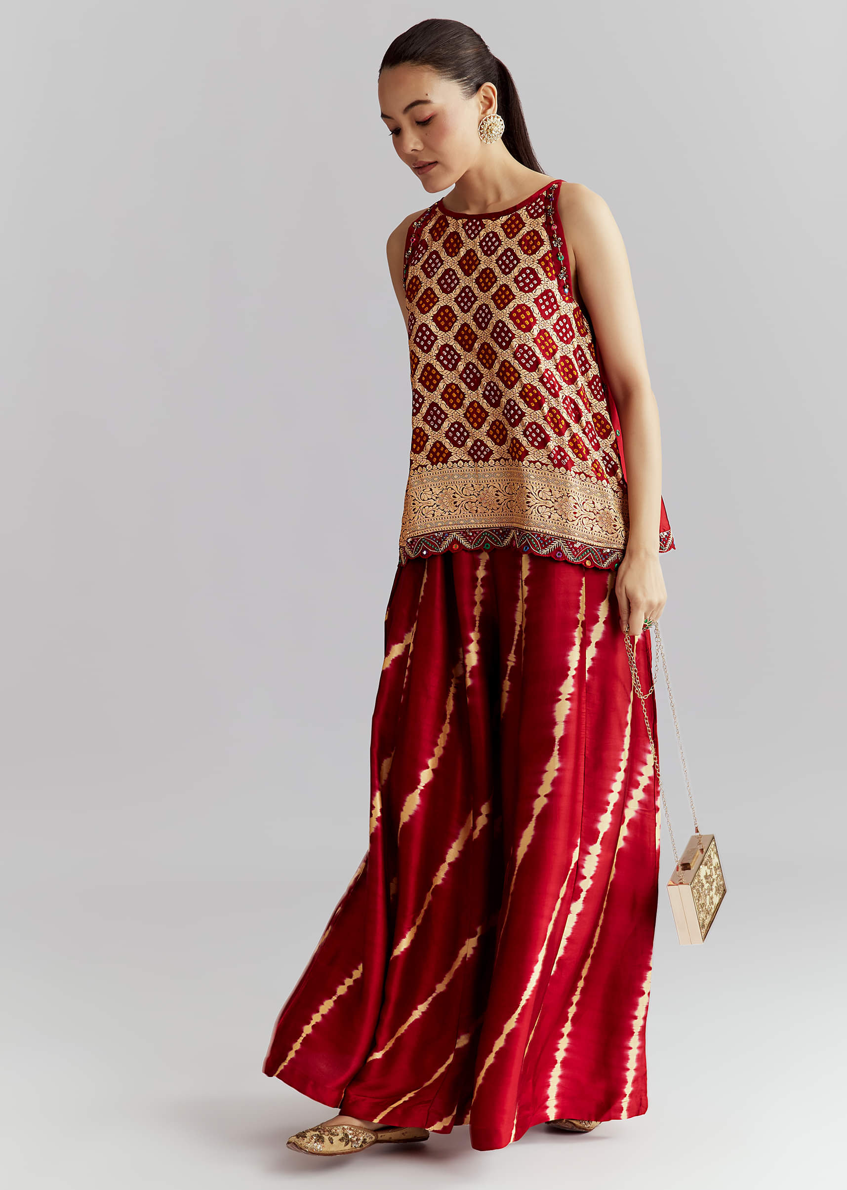 red-satin-co-ord-set-with-bandhani-and-leheriya-print-sg356619-1.jpg