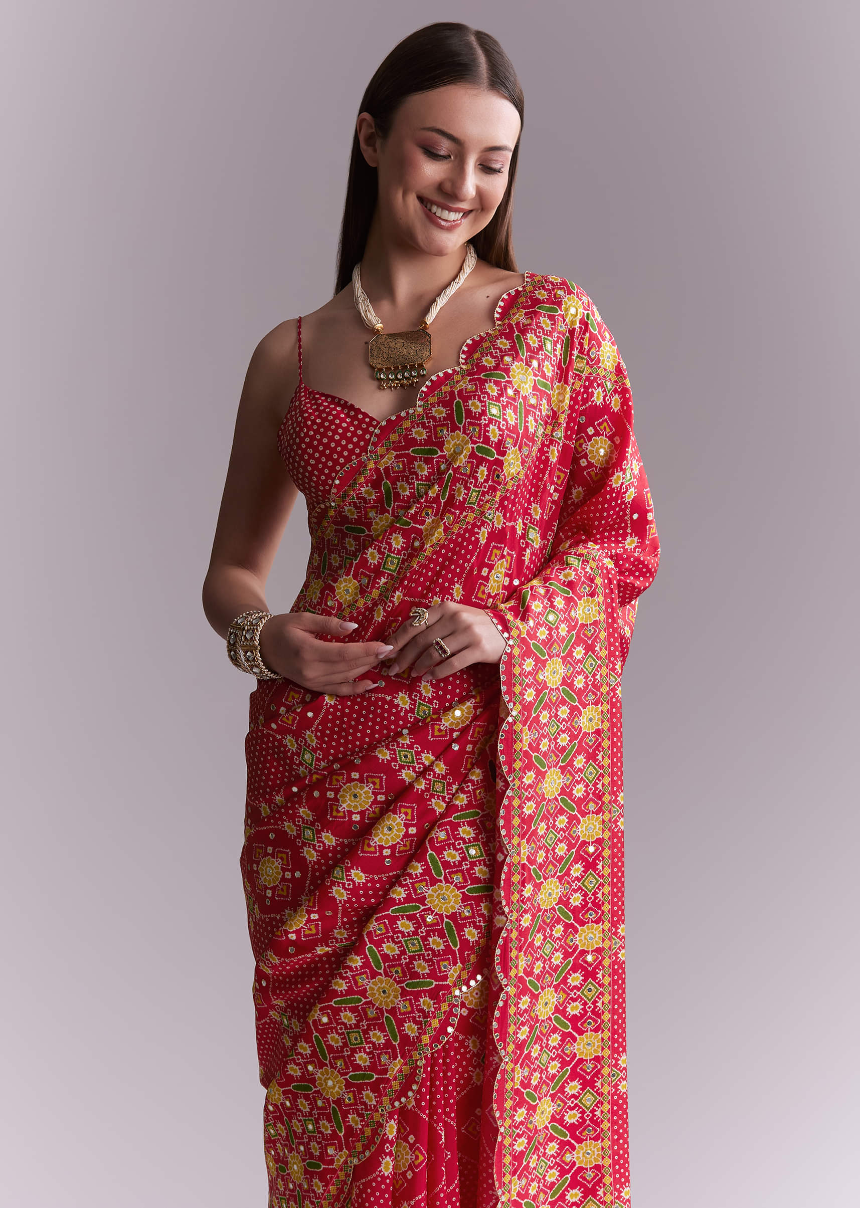 red-satin-saree-with-ikat-geometric-print-and-mirror-work-sg351942-2.jpg
