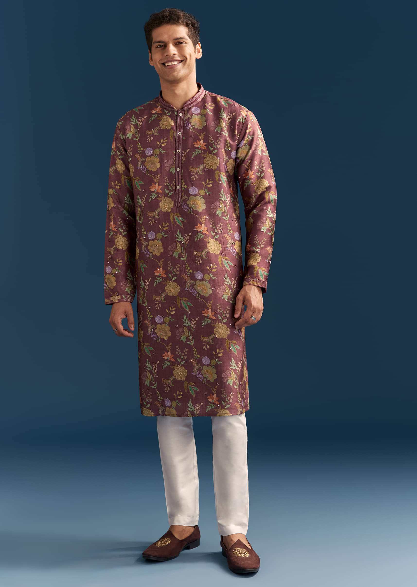 red-silk-floral-kurta-set-for-men-with-mirror-embroidery-sg330142-2.jpg