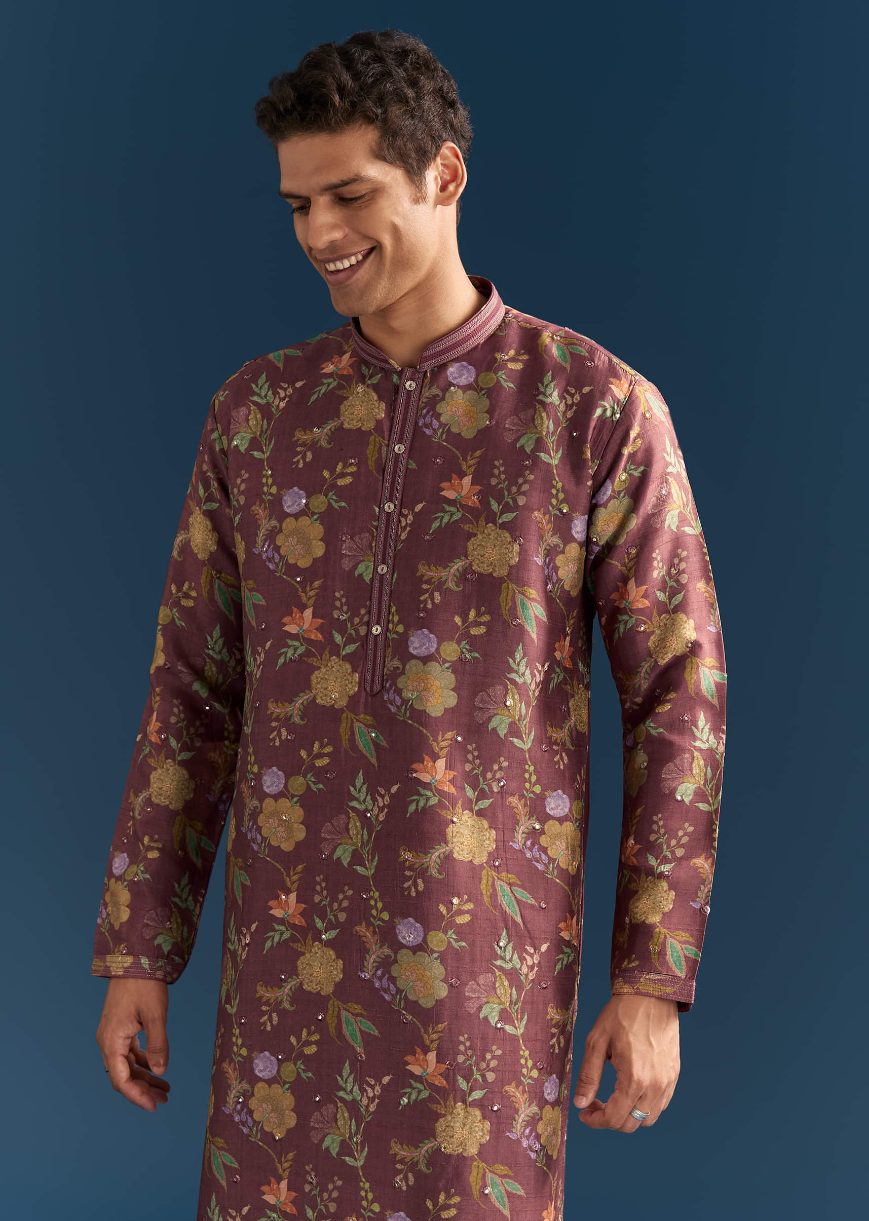 red-silk-floral-kurta-set-for-men-with-mirror-embroidery-sg330142-3.jpg
