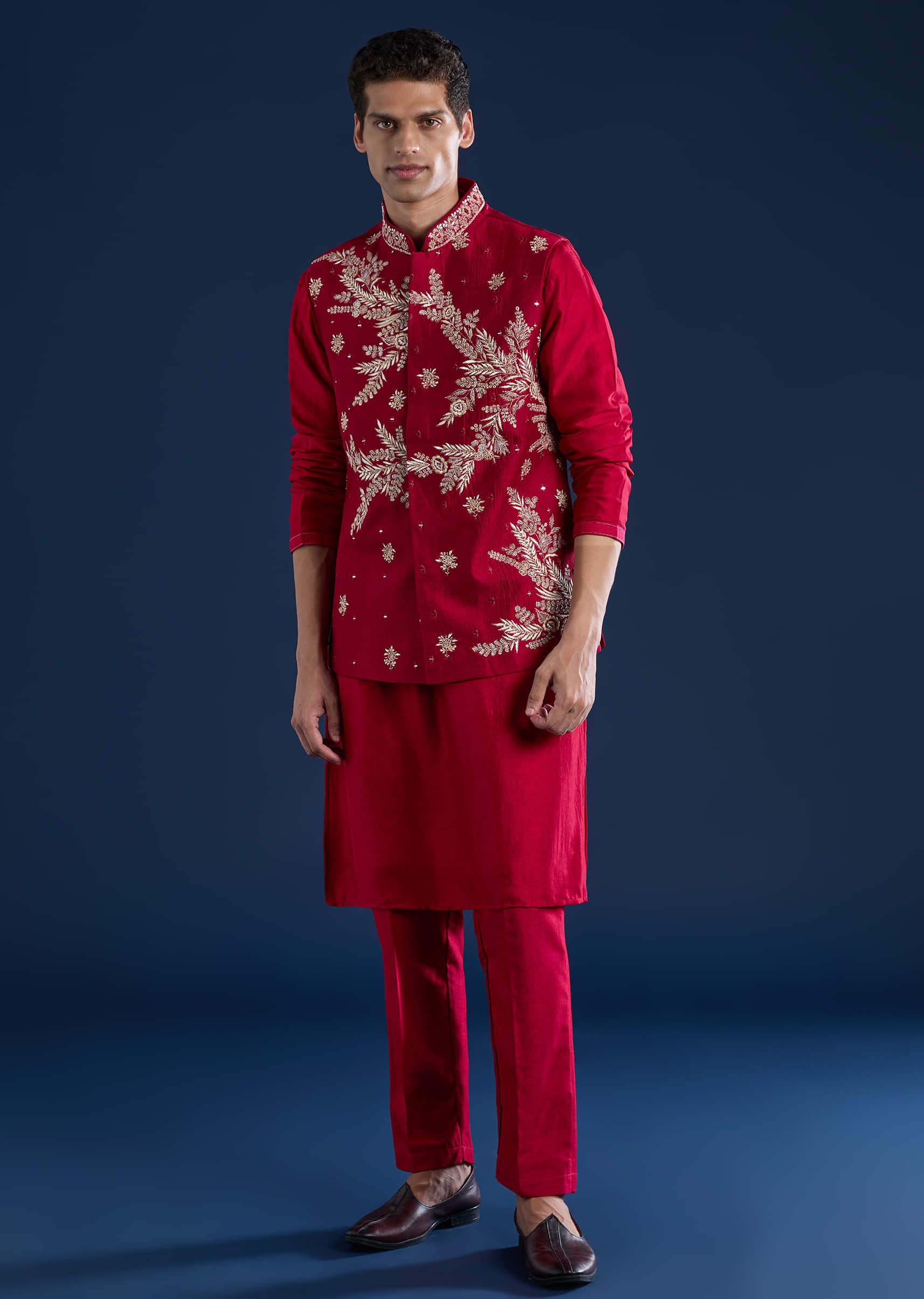 red-silk-kurta-and-jacket-set-with-mirror-work-sg362589-1.jpg