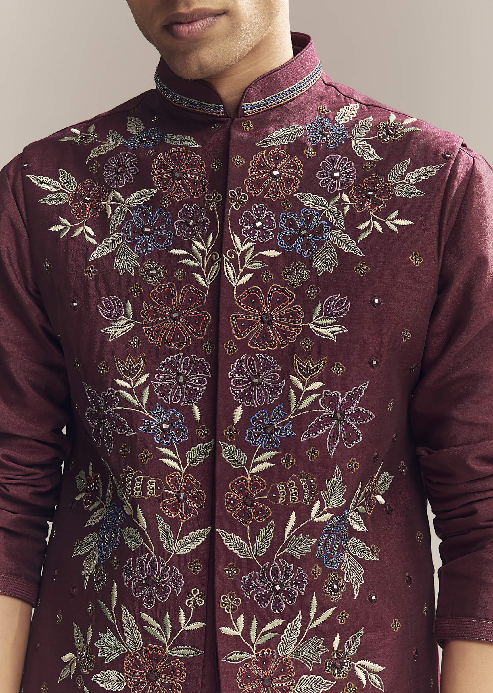red-silk-kurta-jacket-set-for-men-with-resham-embroidery-sg353673-2.jpg