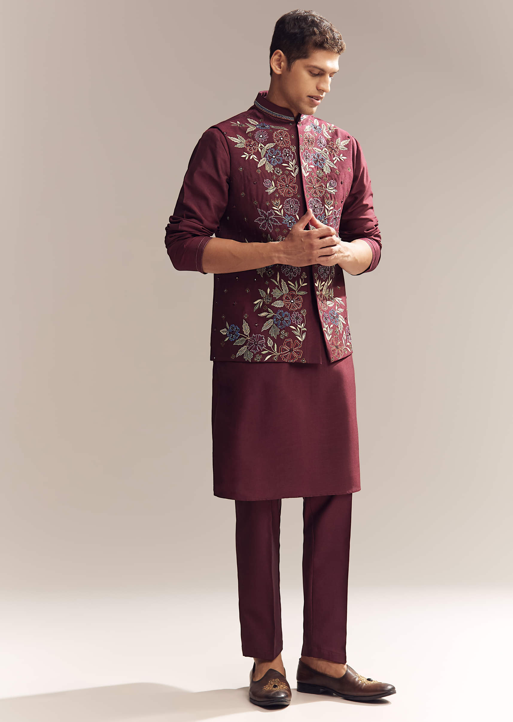 red-silk-kurta-jacket-set-for-men-with-resham-embroidery-sg353673-3.jpg