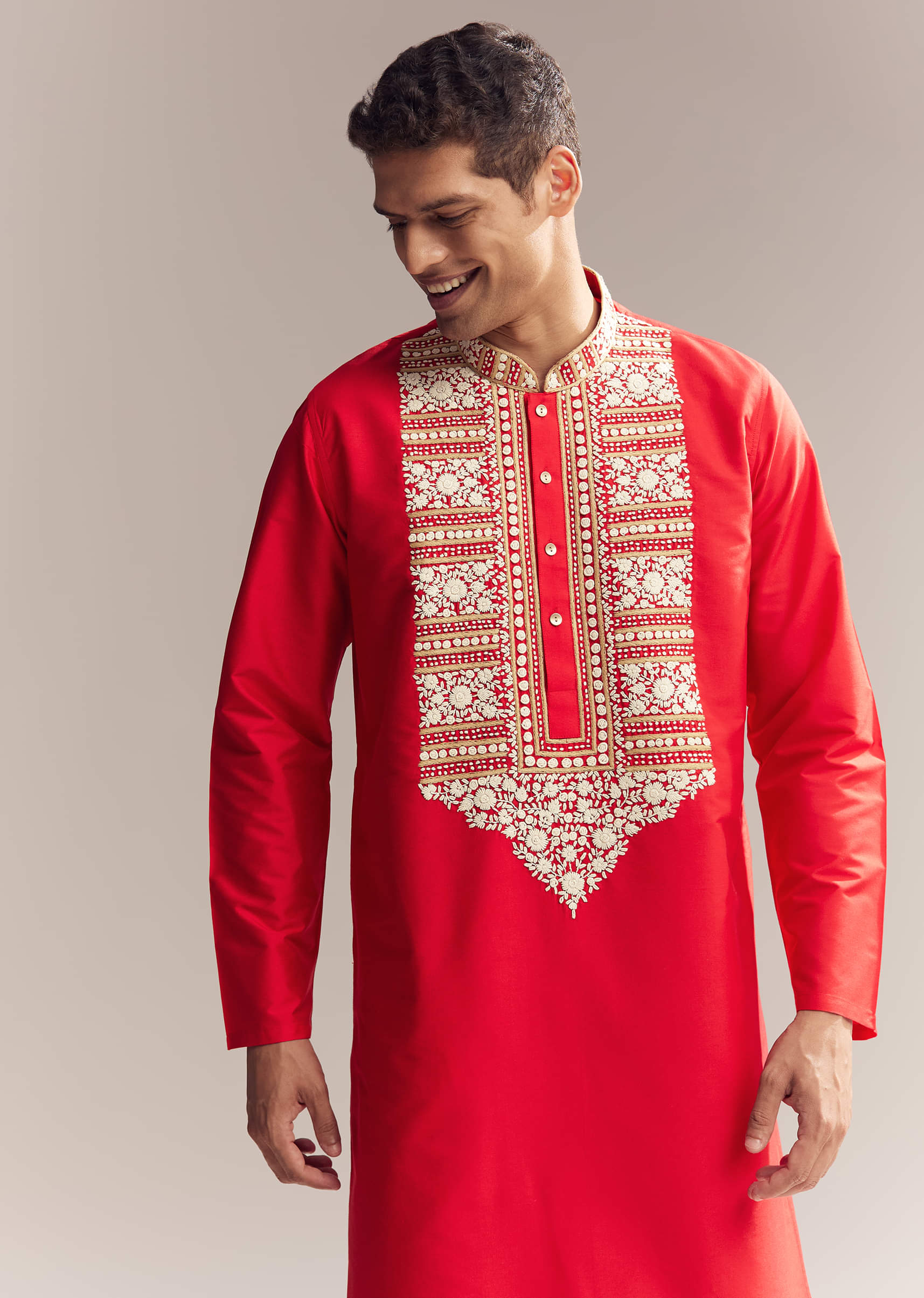 red-silk-kurta-set-for-men-with-kashmiri-hand-work-sg325929-4.jpg