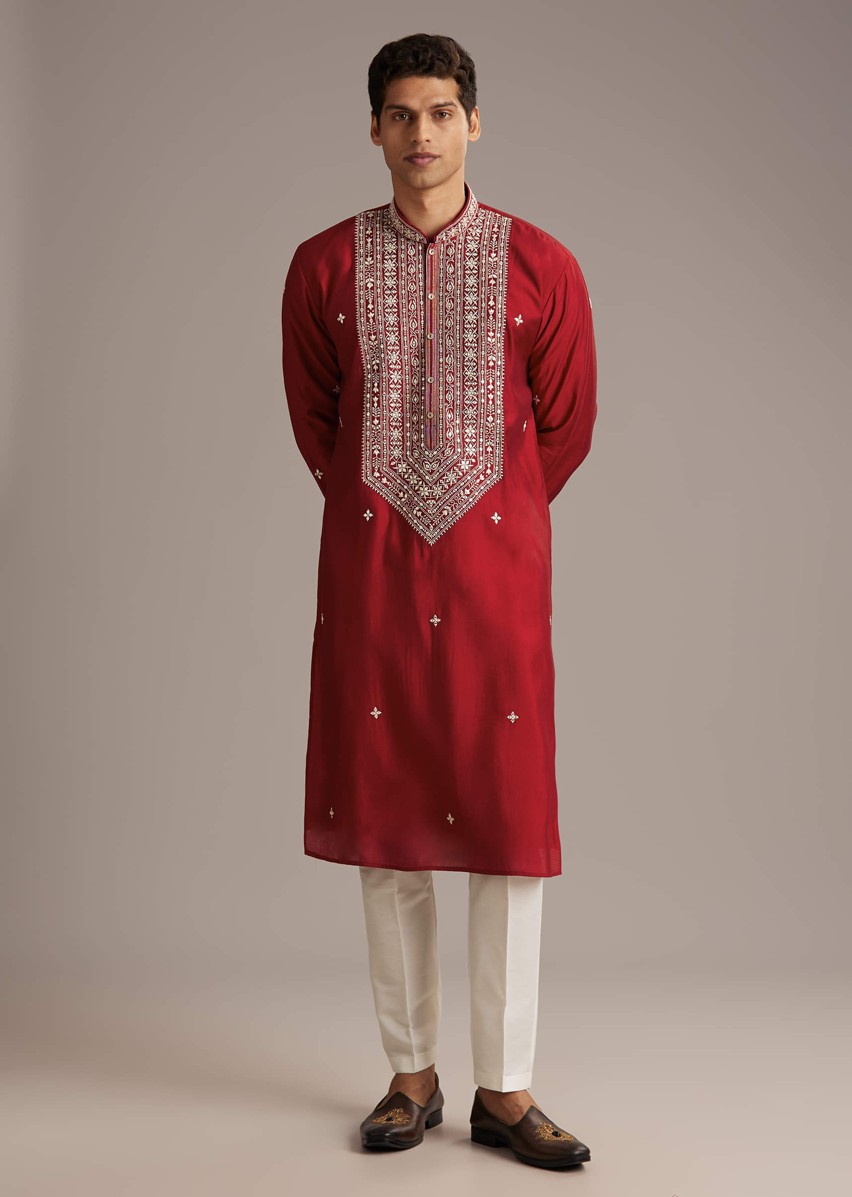 red-silk-kurta-set-for-men-with-mirror-and-thread-work-sg358777-1.jpg
