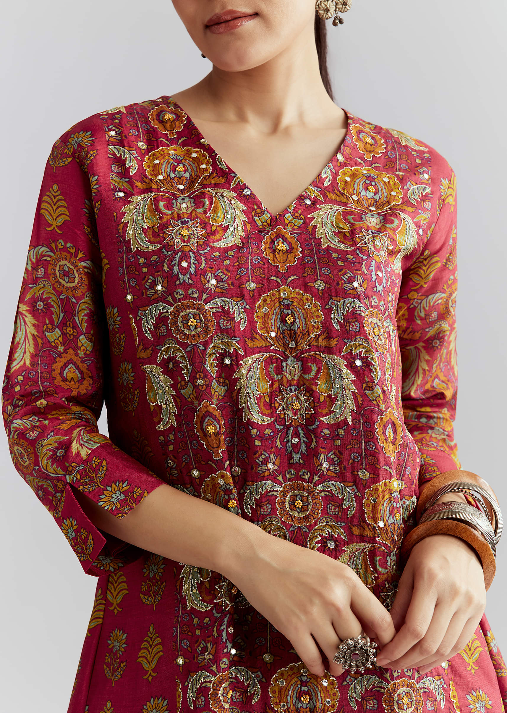 red-silk-printed-co-ord-set-with-heavy-embroidery-sg351666-2.jpg