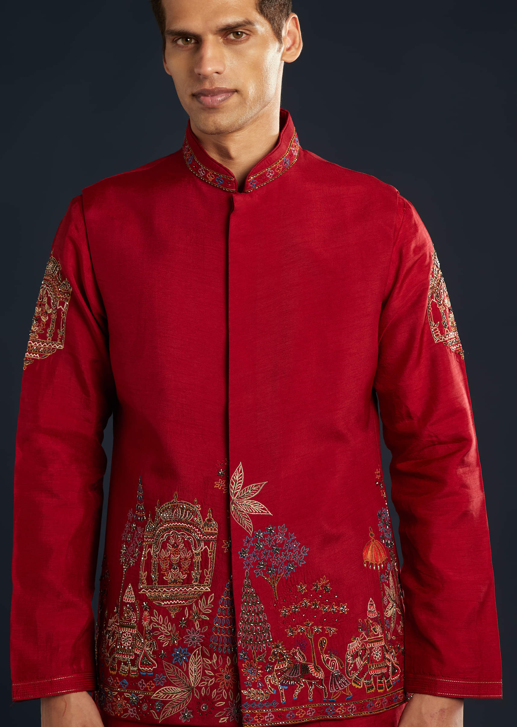 red_silk_jacket_kurta_set_with_cutdana-sg330398-1-nosto_3.jpg