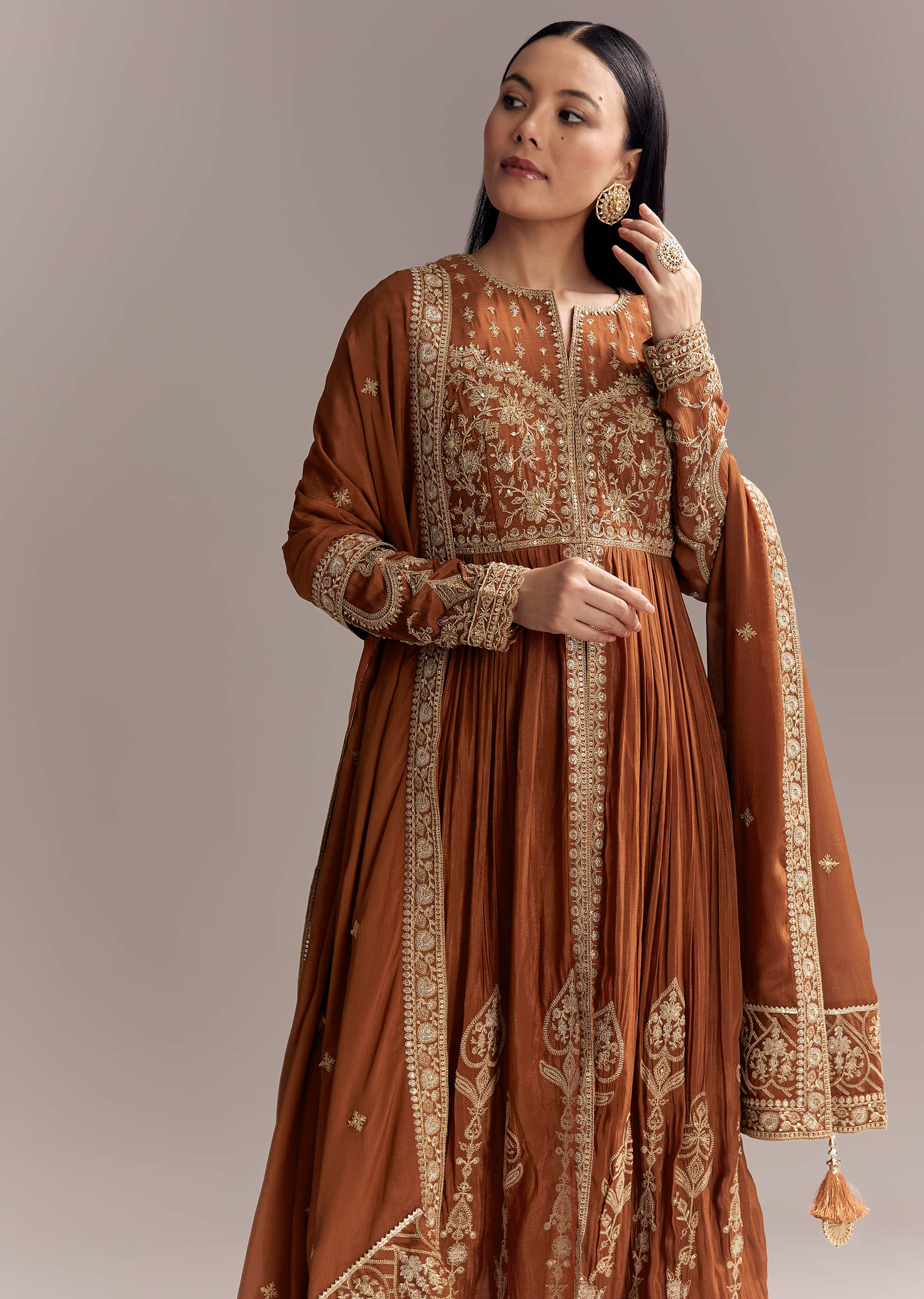 rust-chinon-anarkali-suit-with-heavy-embroidery-sg338499-4.jpg